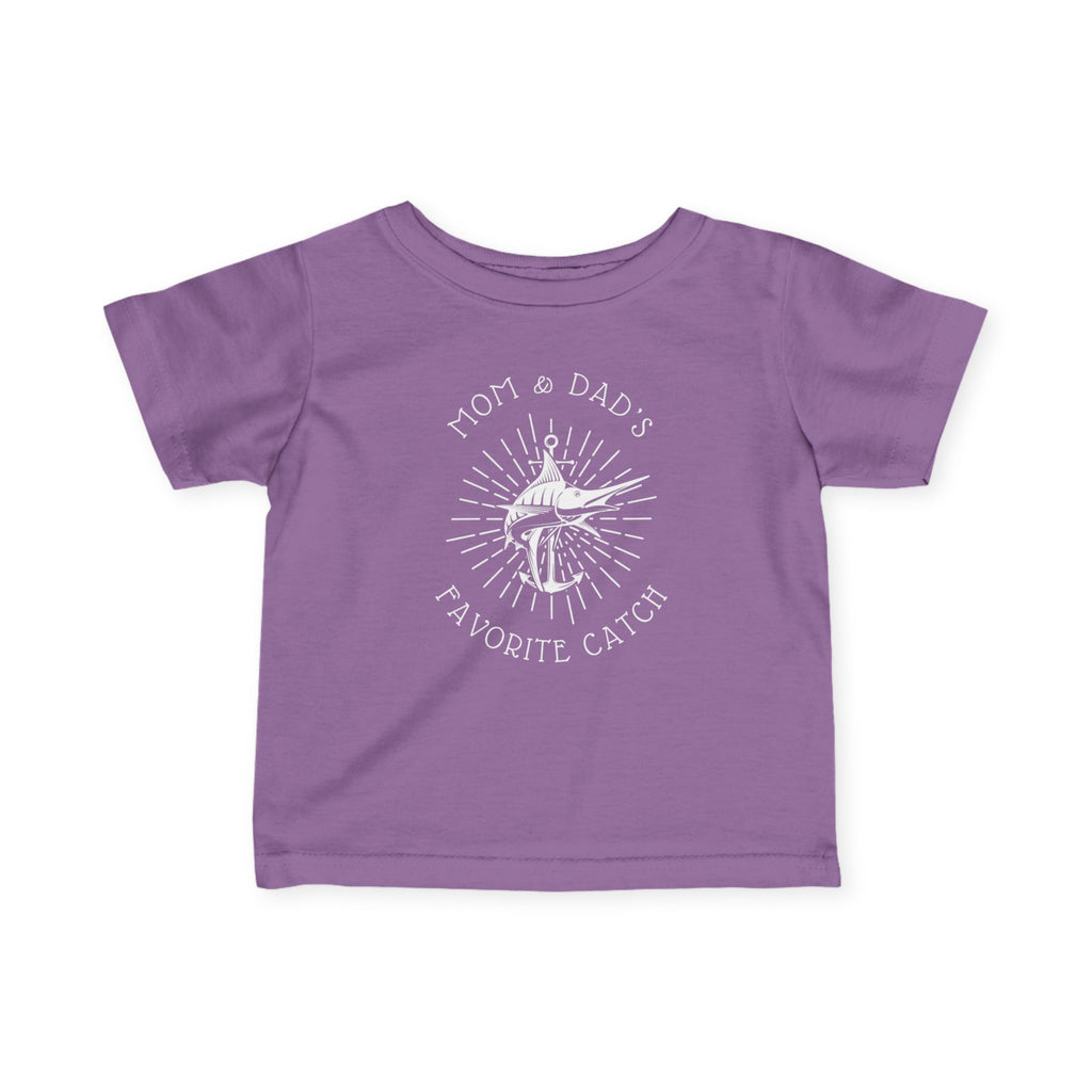 Mom and Dad's Favorite Catch | Baby Fishing Shirts