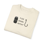 "Fish Drink Repeat" - Fishing T Shirts