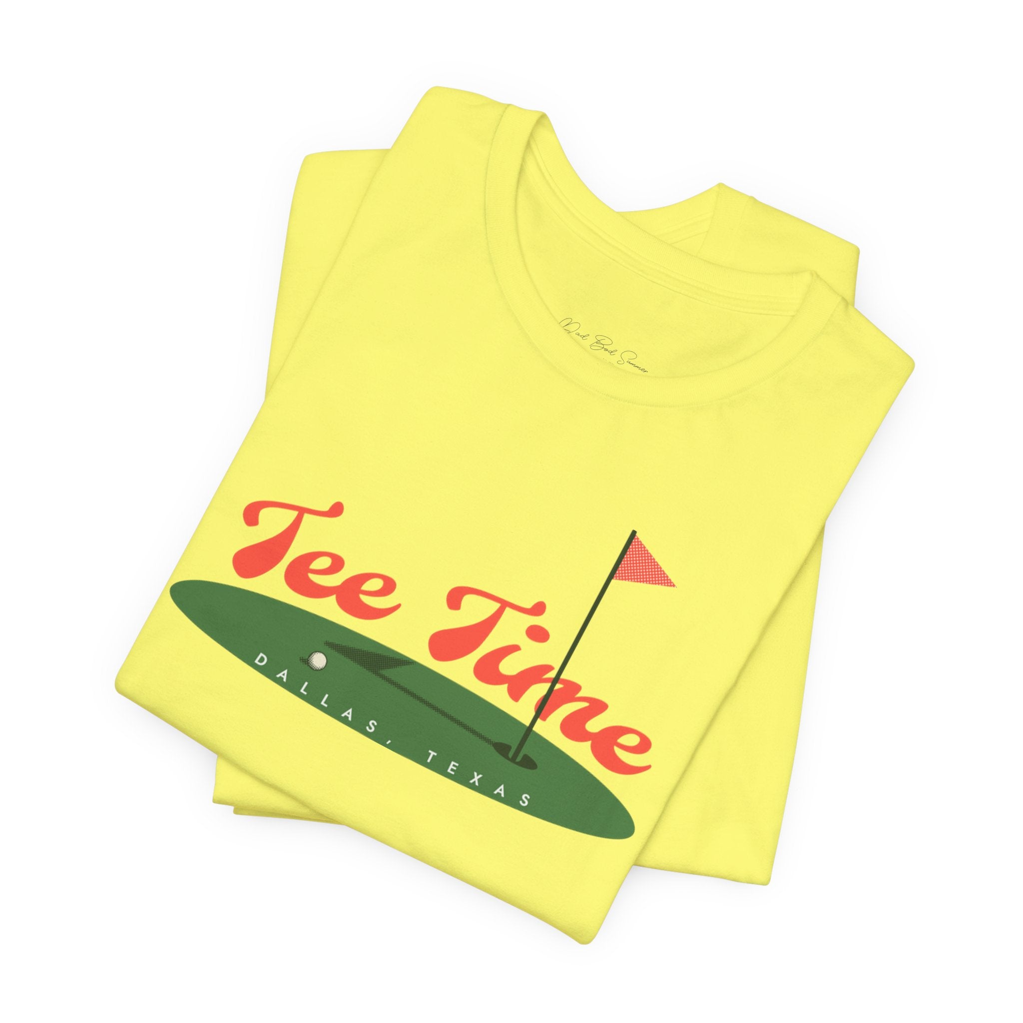 "Dallas, Texas Golf Tee Time" - Golf T Shirts