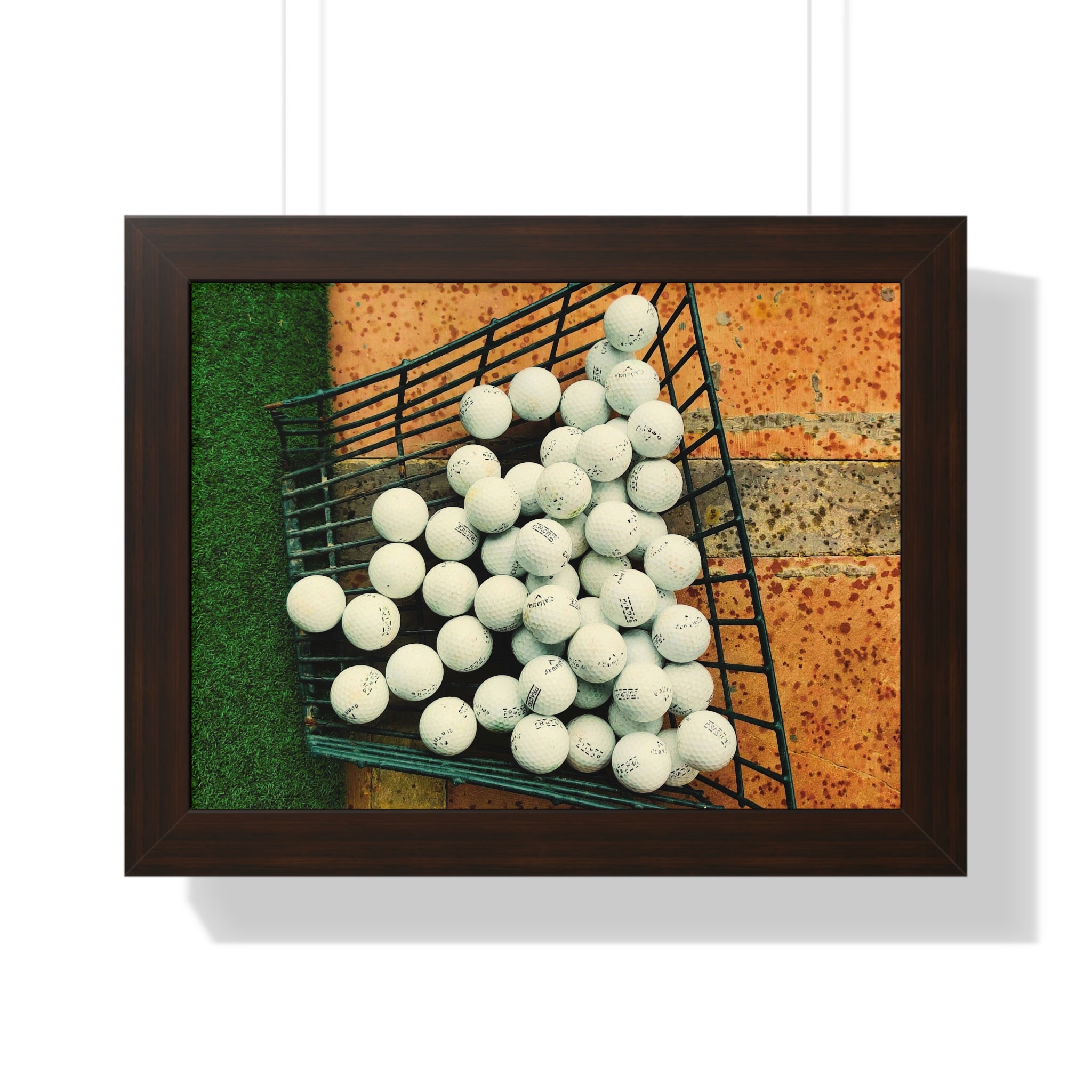 "Driving Range Balls" - Golf Wall Art