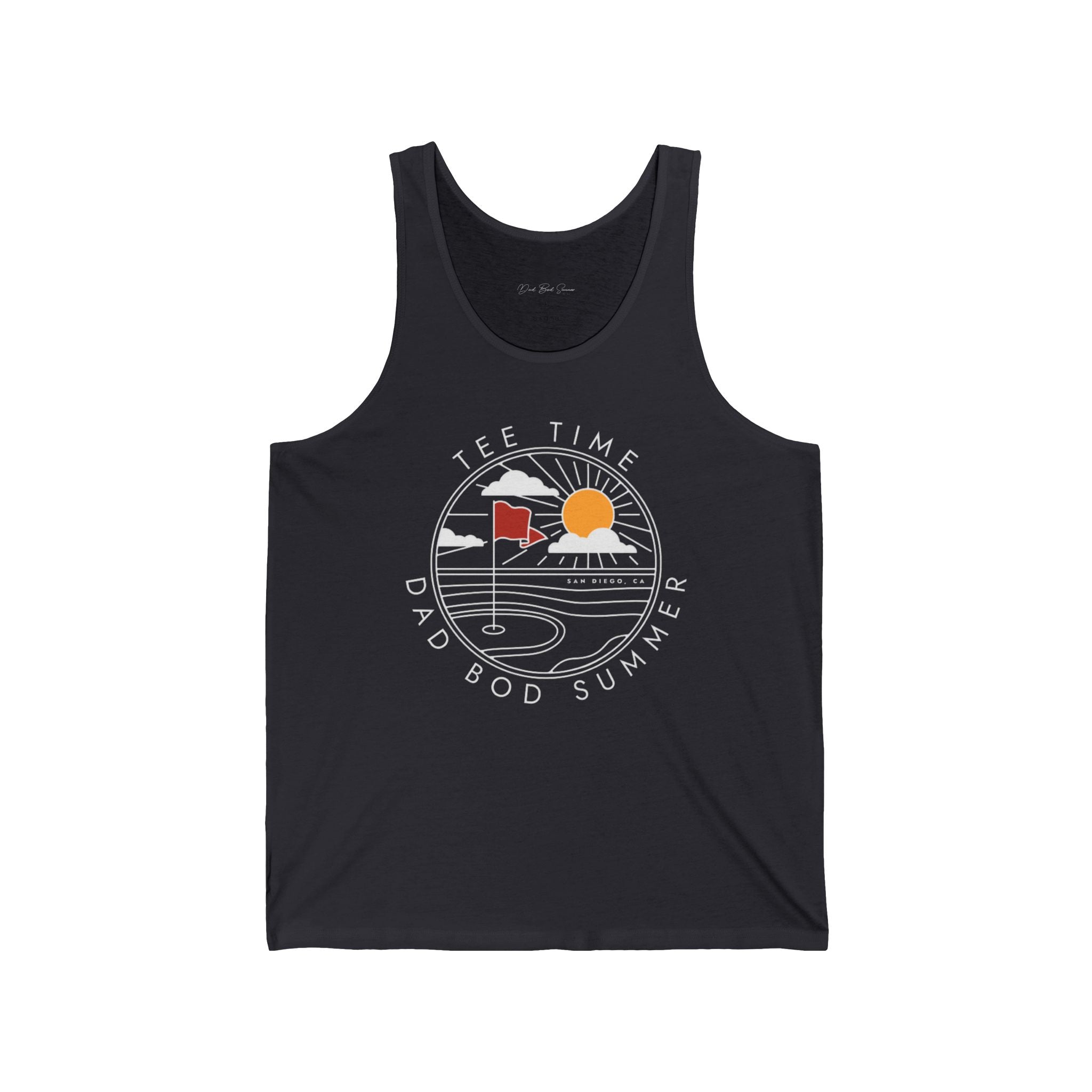 "San Diego Golf Tee Time" - Golf Tank Tops