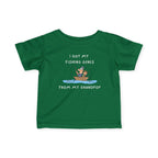 I Got My Fishing Genes From My Grandpop | Baby Fishing Shirts