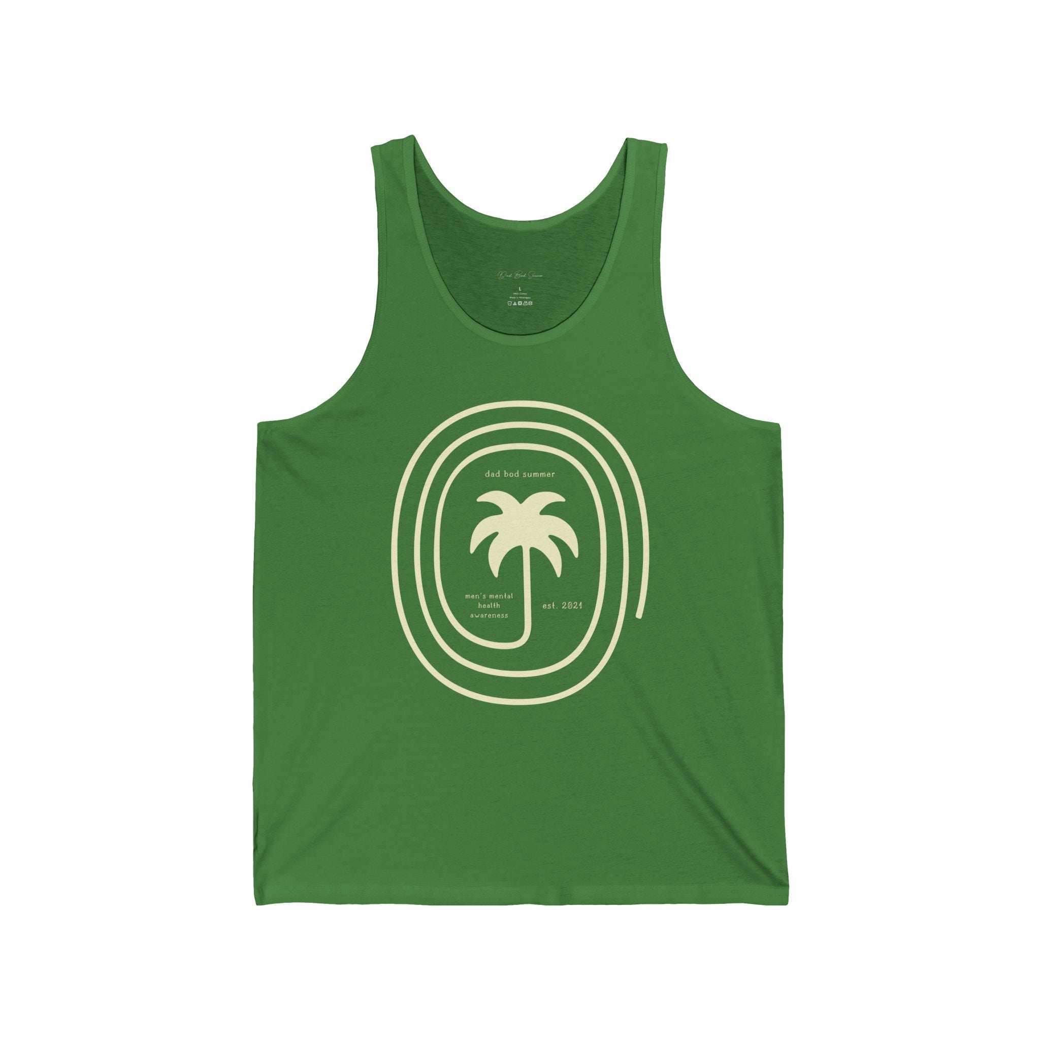 "Palm Trees Tank Top" - Men's Tank Top