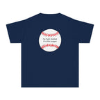 "My Mom Peaked in Little League" - Kids Baseball Shirts