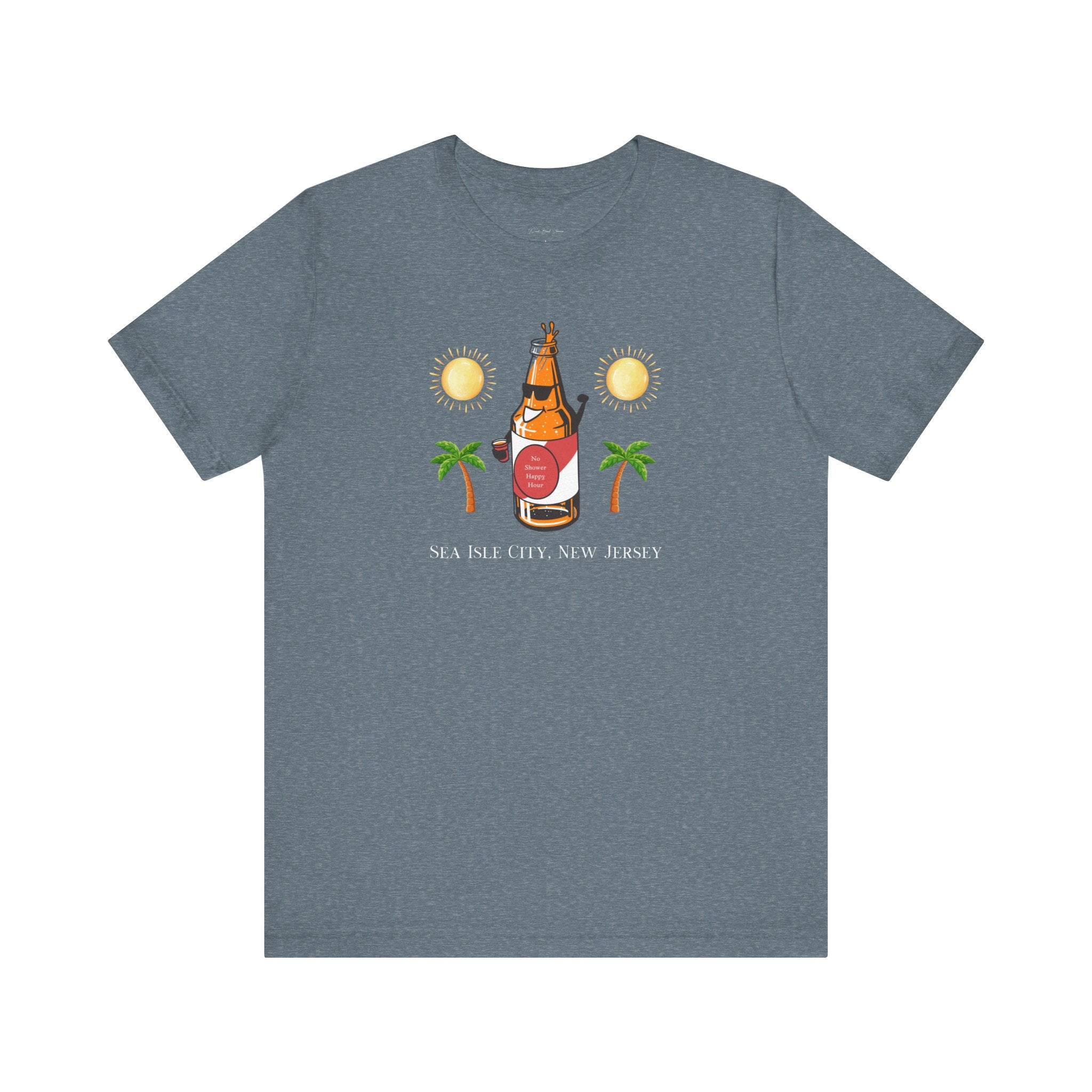 No Shower Happy Hour Shirt - Sea Isle City Shirt