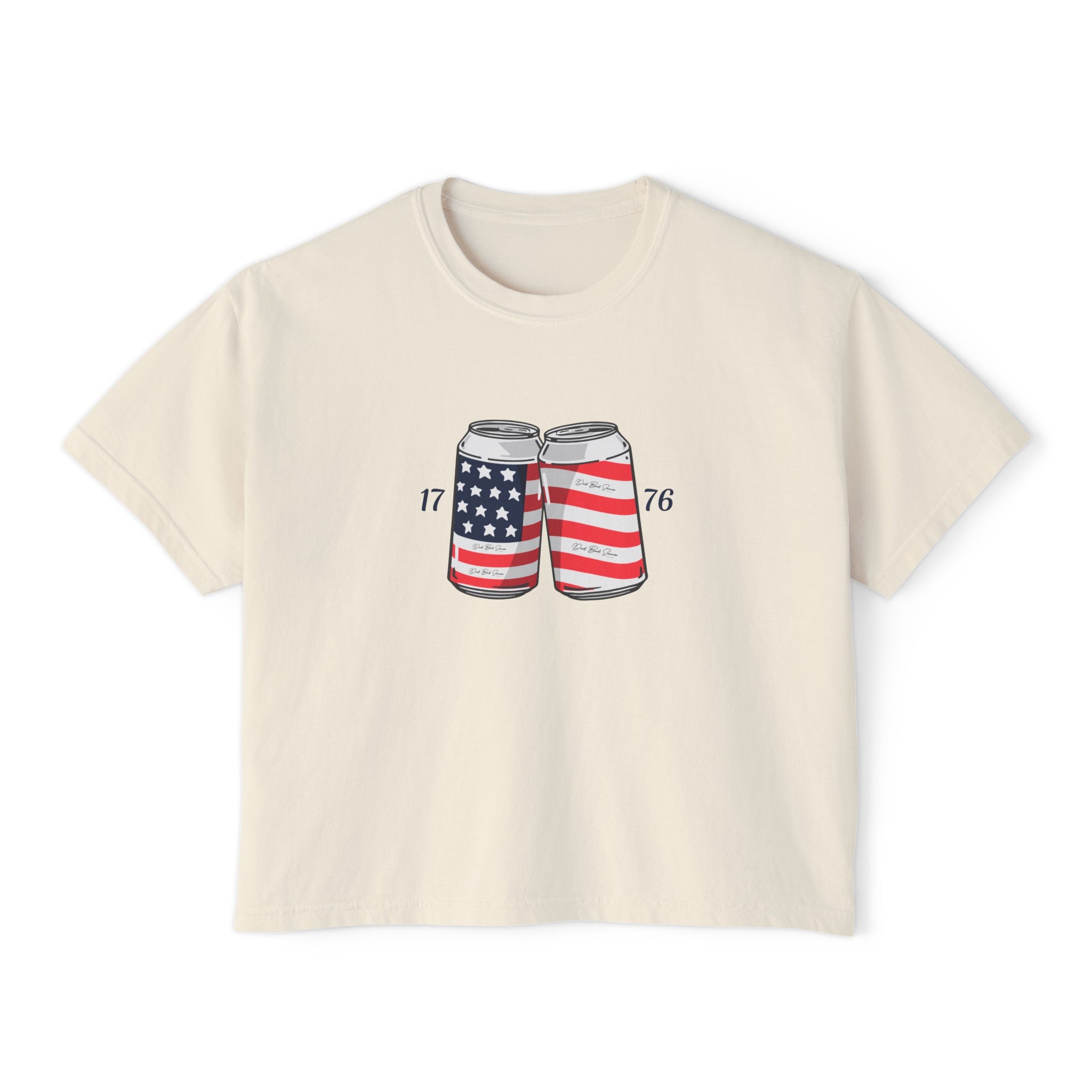 1776 Shirt | Americana Women's Shirts | Women's Crop Tee