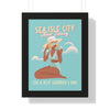 Sea Isle City, New Jersey- Summer Wall Art Framed - Dad Bod Summer