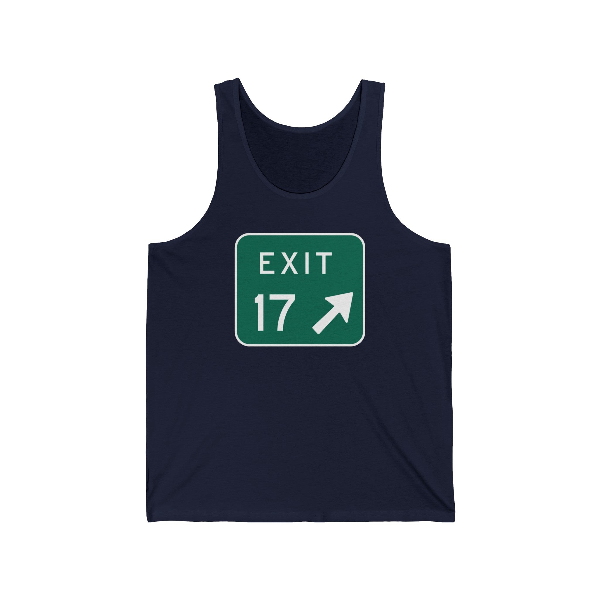 "Sea Isle City, Exit 17 Tank Top" - Beach Tank Top
