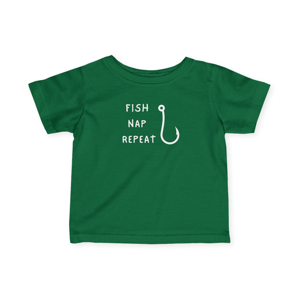 Fish Nap Repeat | Baby Fishing Shirts