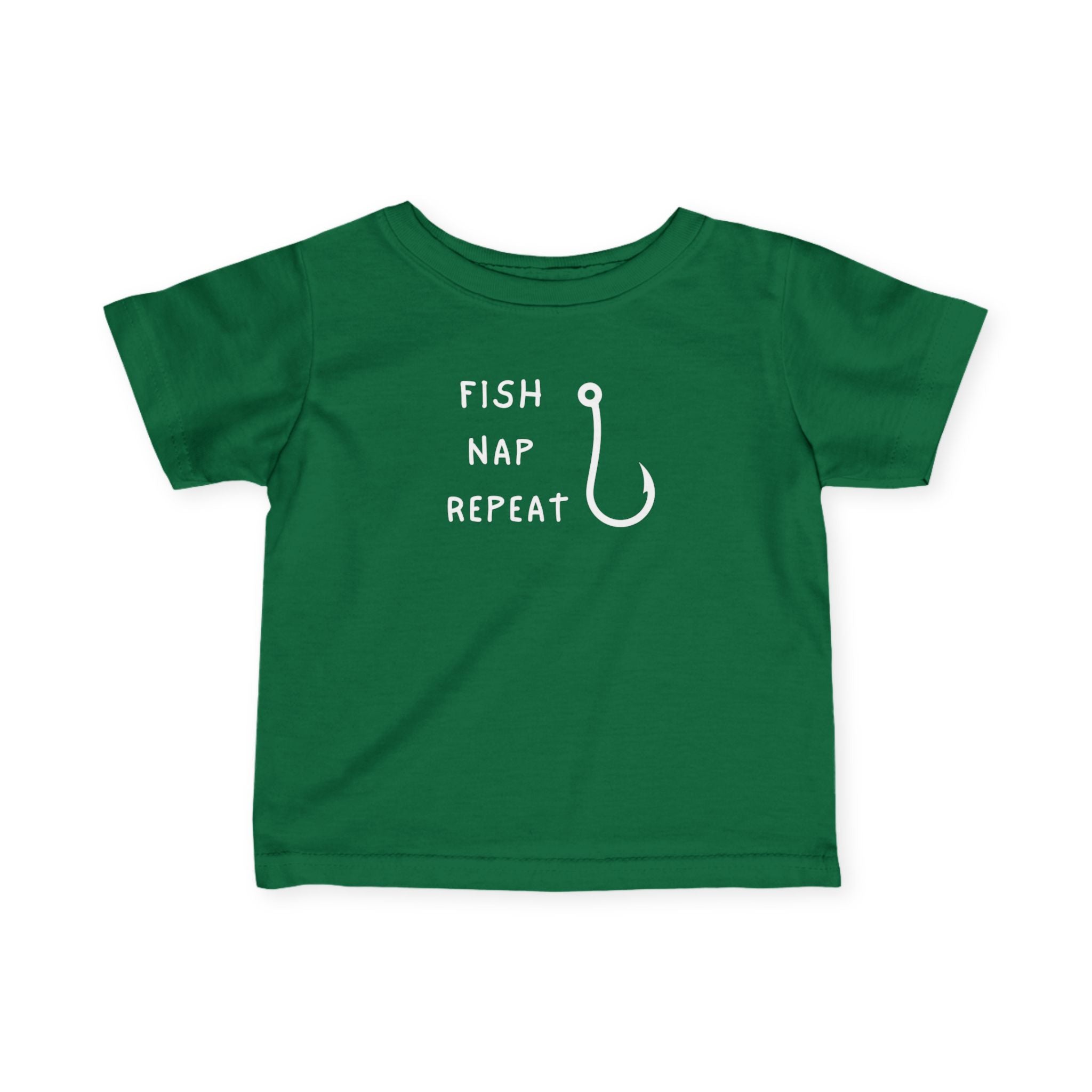 Fish Nap Repeat | Baby Fishing Shirts