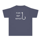 Fish Nap Repeat | Kids Fishing Shirt