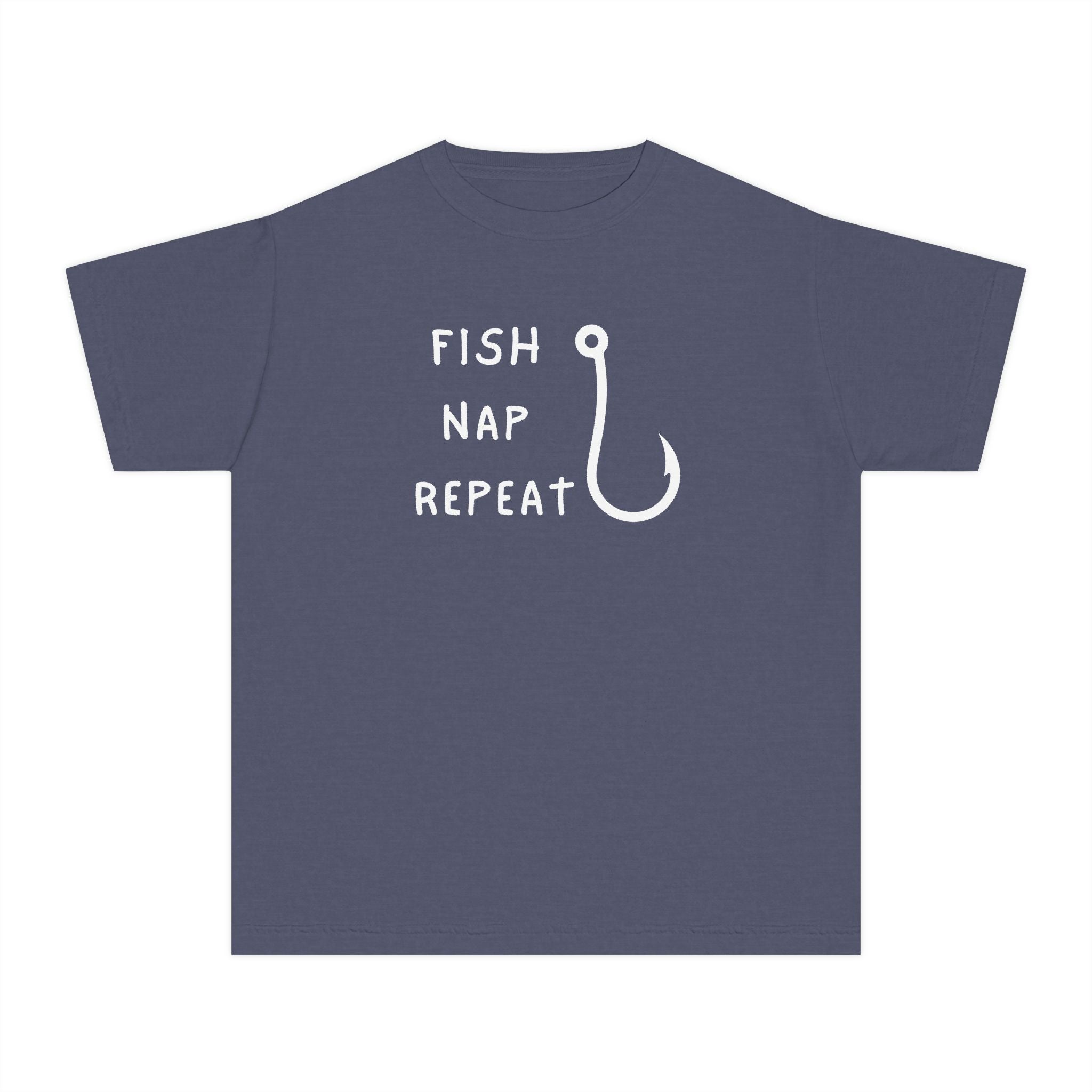 Fish Nap Repeat | Kids Fishing Shirt