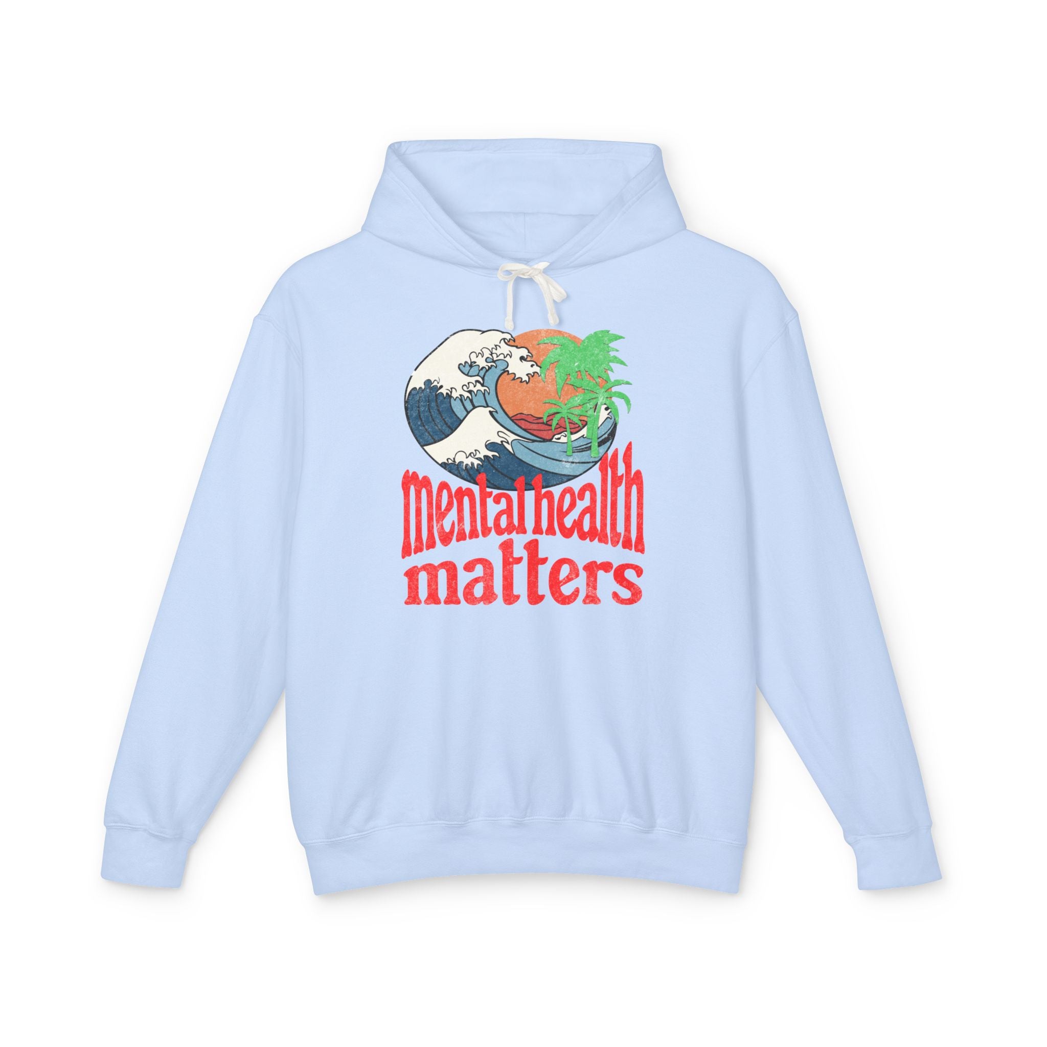Mental Health Matters Sweatshirt, Ocean Theme | Mental Health Sweatshirts