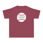 "My Pop Pop Peaked in Little League" - Kids Baseball Shirts