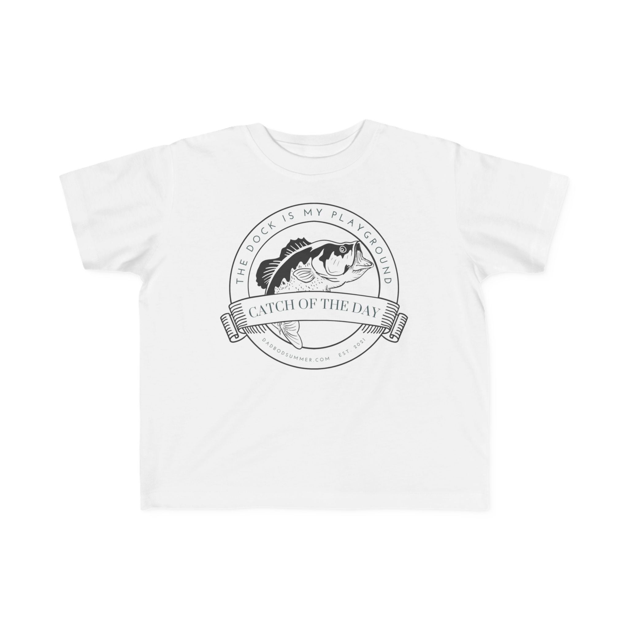 The Dock Is My Playground | Toddler Fishing Shirt