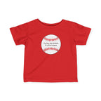 "My Pop Pop Peaked in Little League" - Infant Baseball Shirt