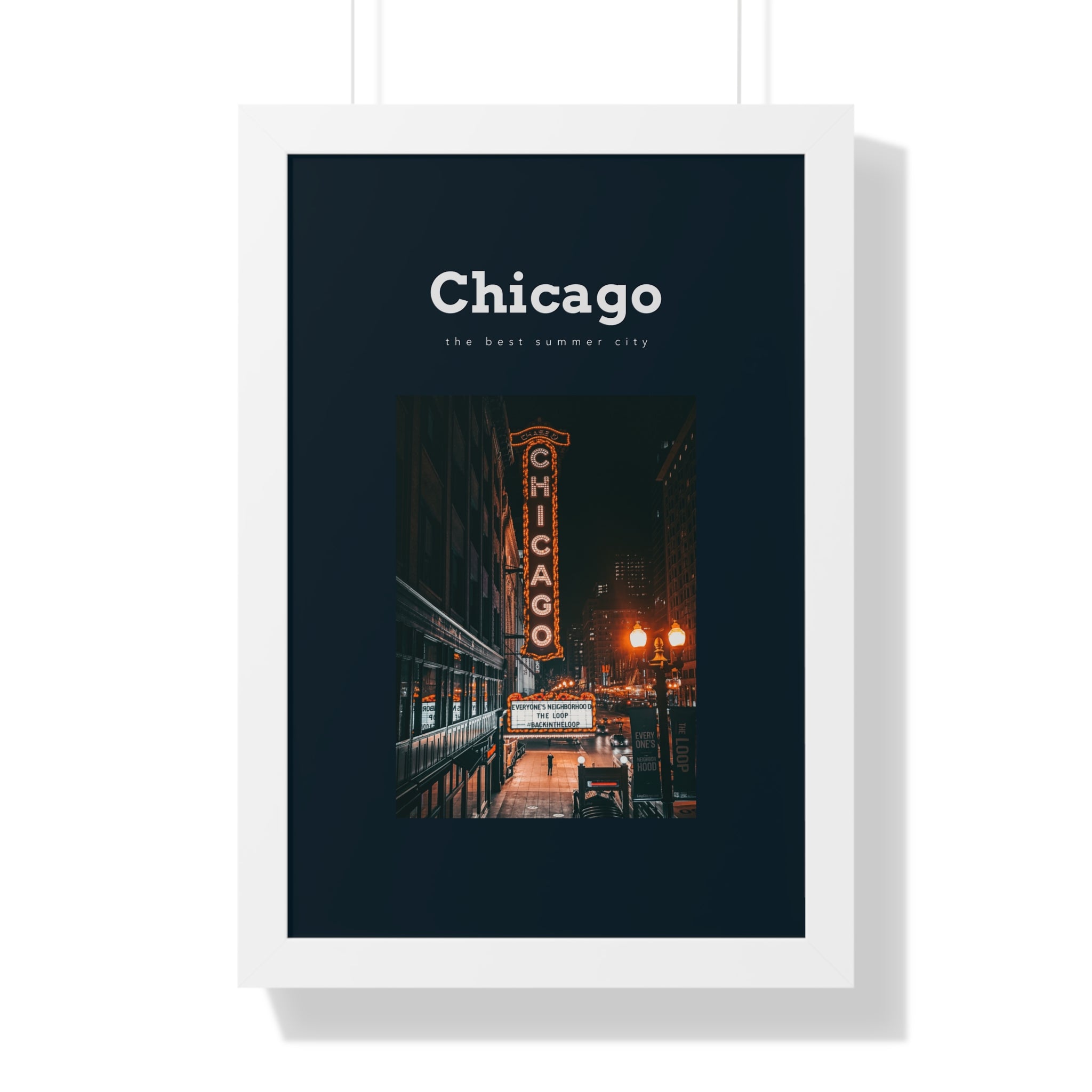 "The Best Summer City" - Chicago Wall Art - Chicago CIty Wall Art
