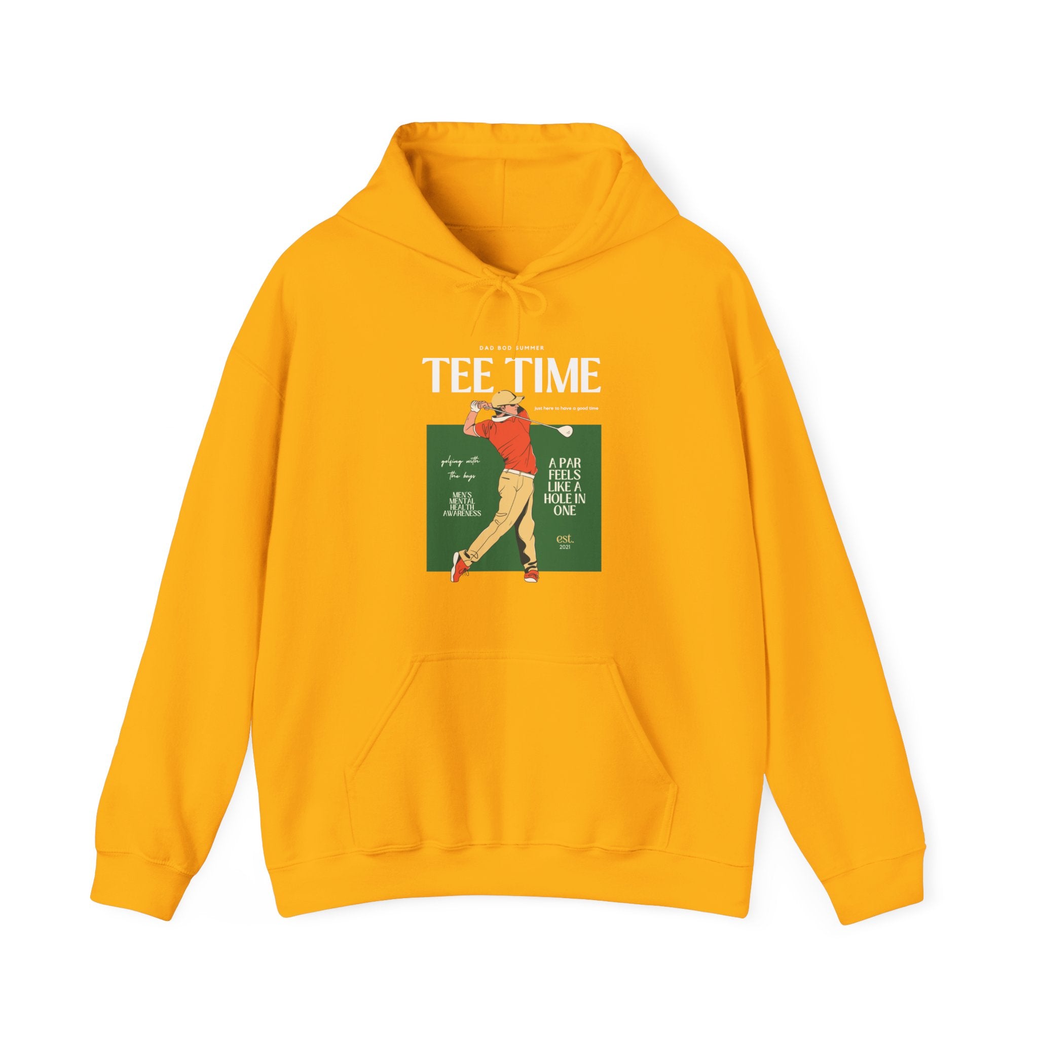 "1990's Retro Golf Tee Time" - Golf Hoodie