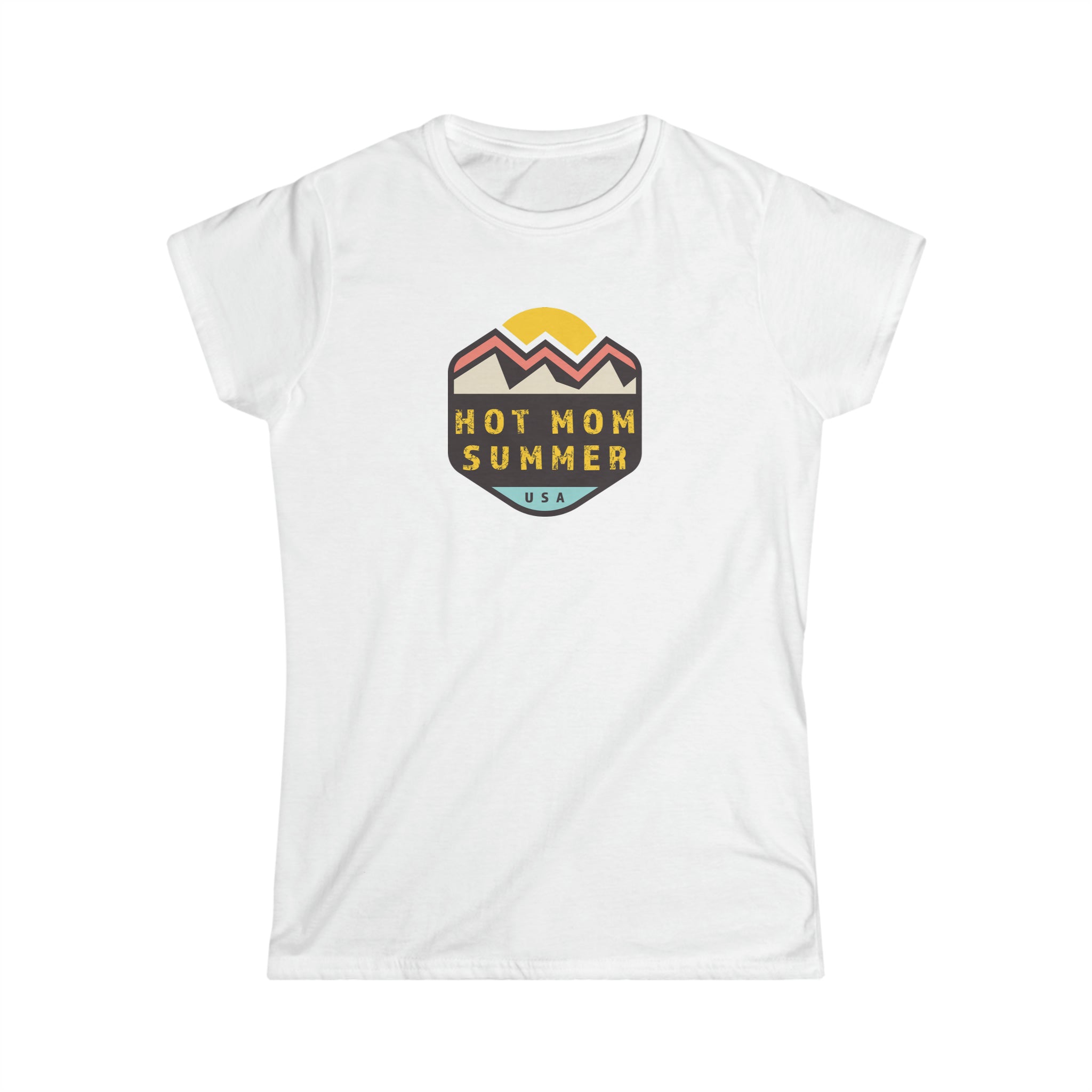 Hot Mom Summer Sunset & Clouds Design - Dad Bod Summer