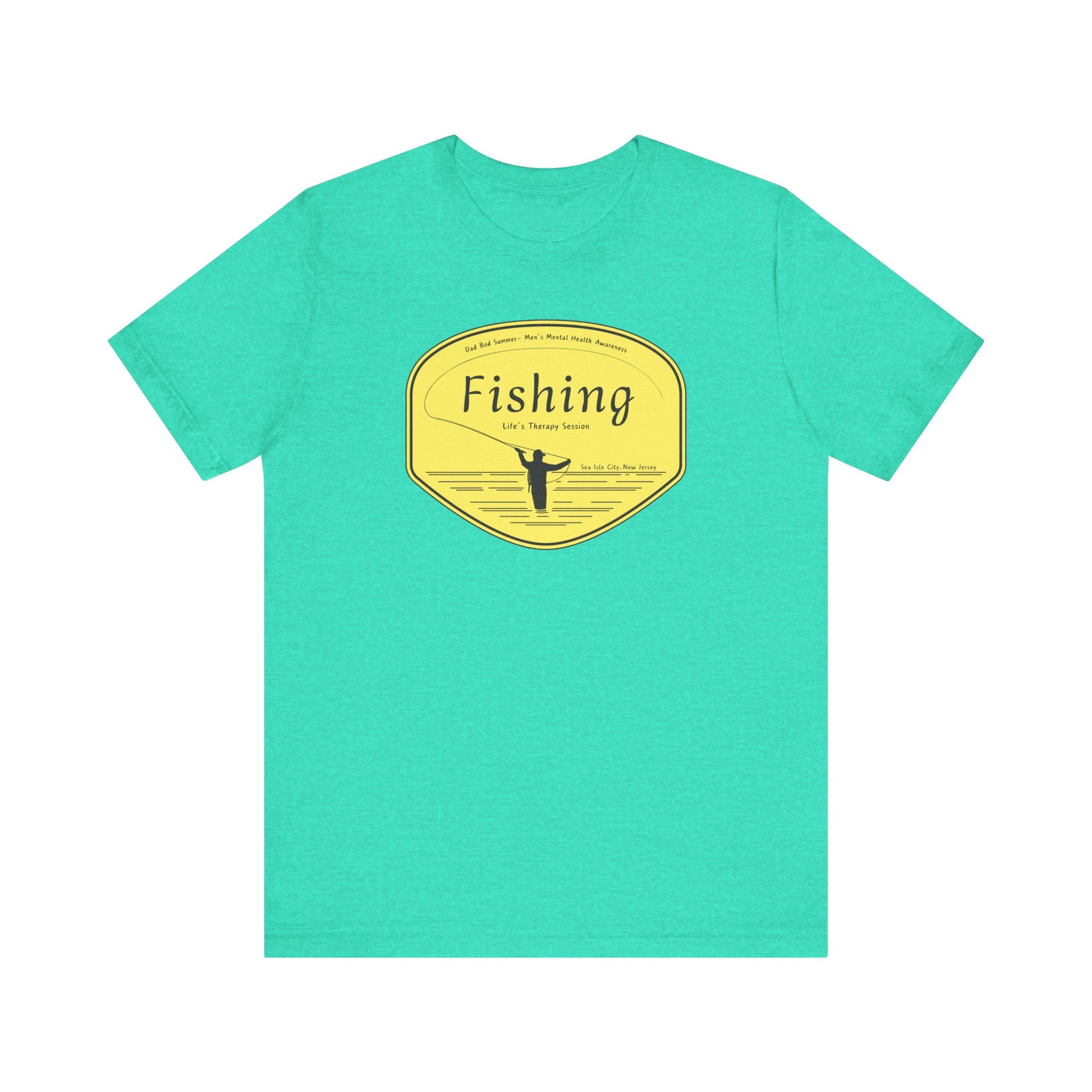 "A Therapy Session On The Water" - Fishing T Shirts