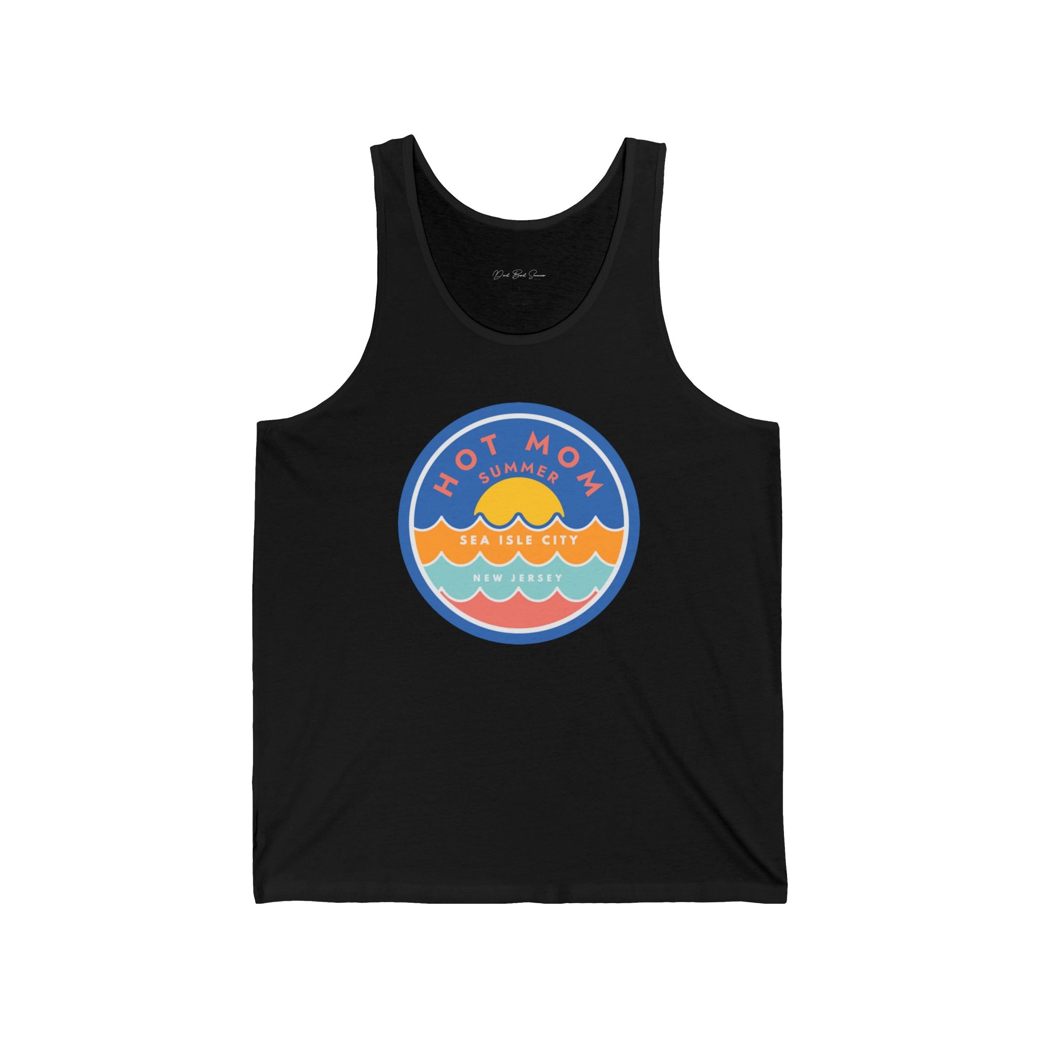 "Hot Mom Summer Beach Tank Top" - Ladies Tank Tops