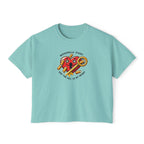 "Mozzarella Sticks Are The Key To My Heart" - Women's Boxy Tee