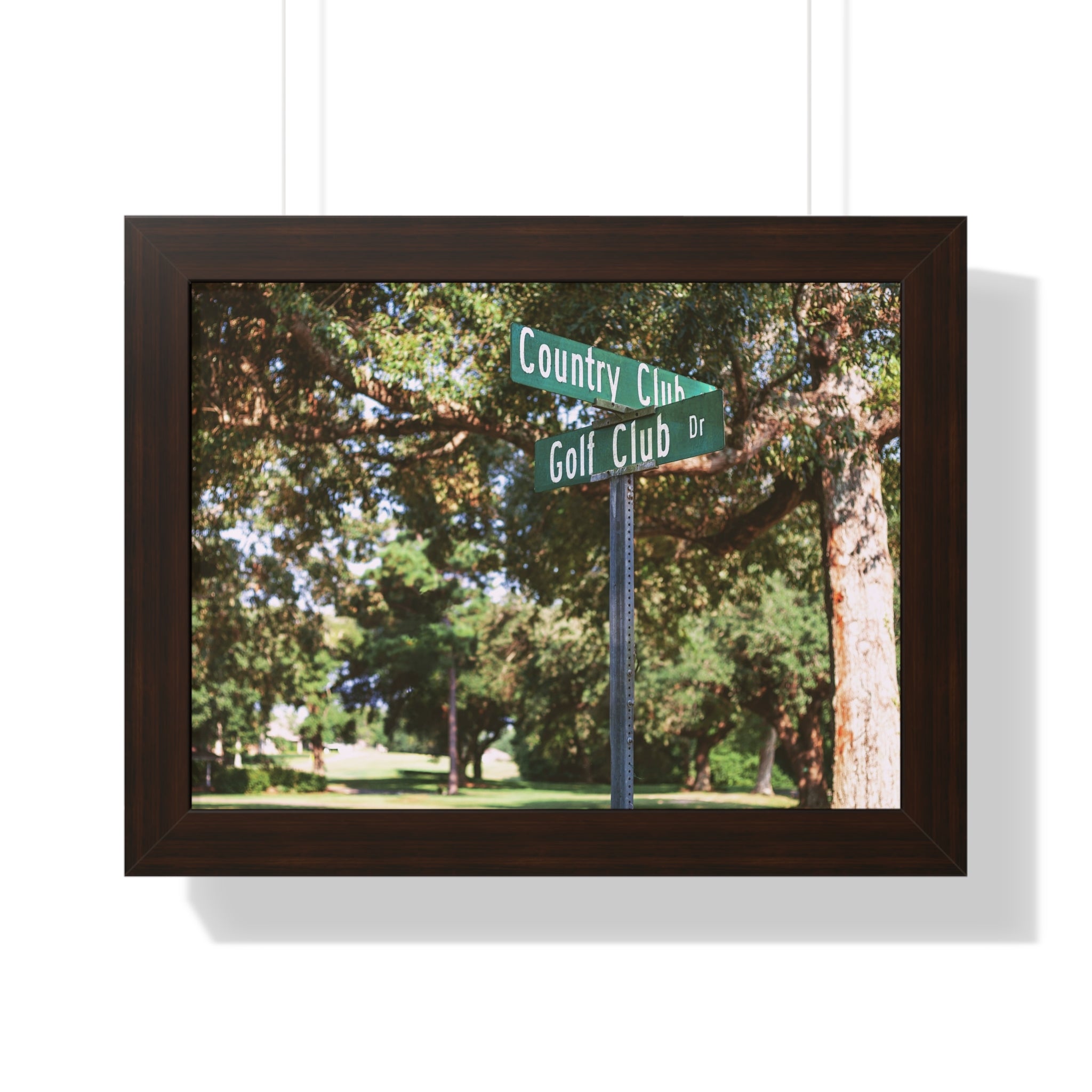 "Golf Club Drive" - Golf Wall Art