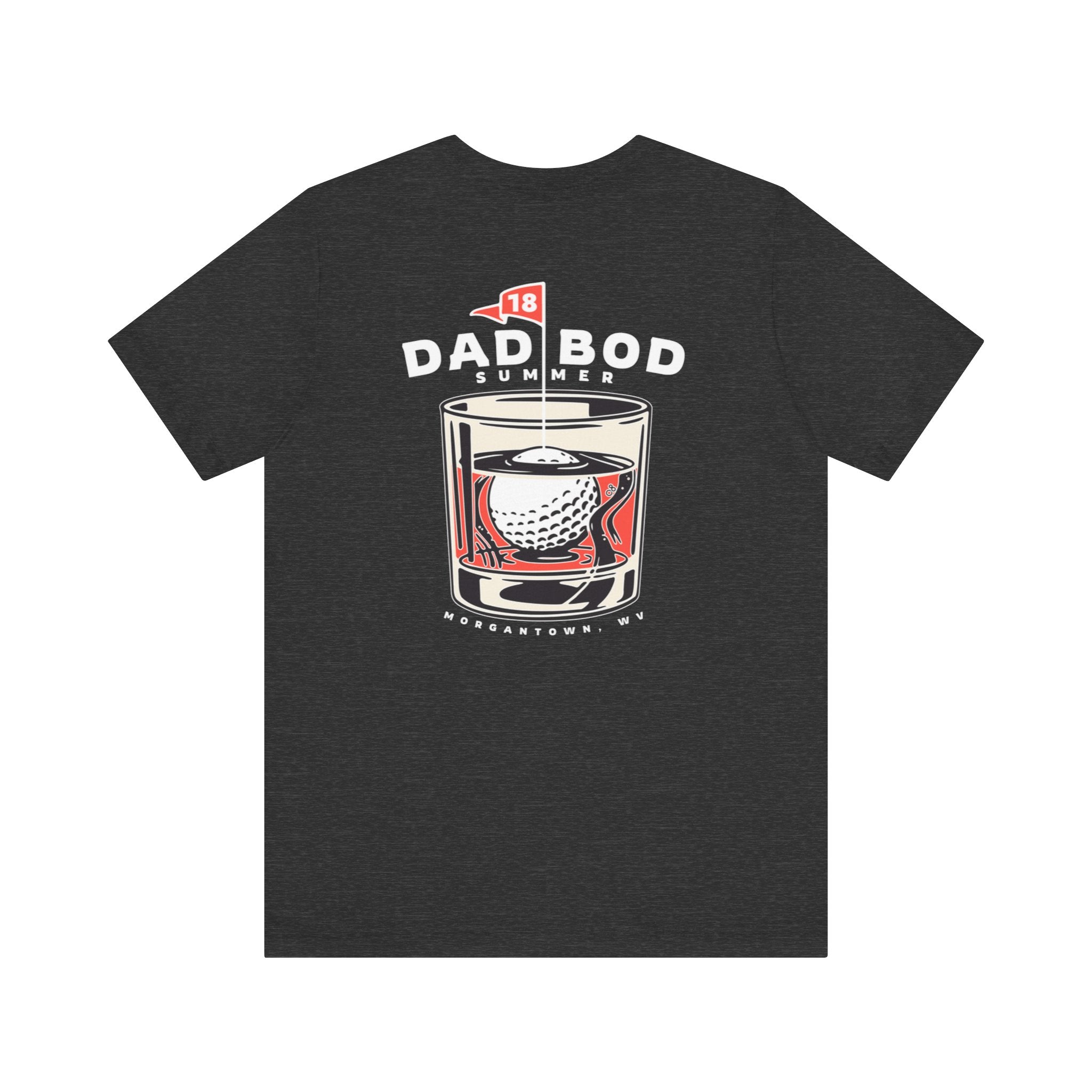 "Morgantown, West Virginia Golf & Whiskey" - Golf T Shirts