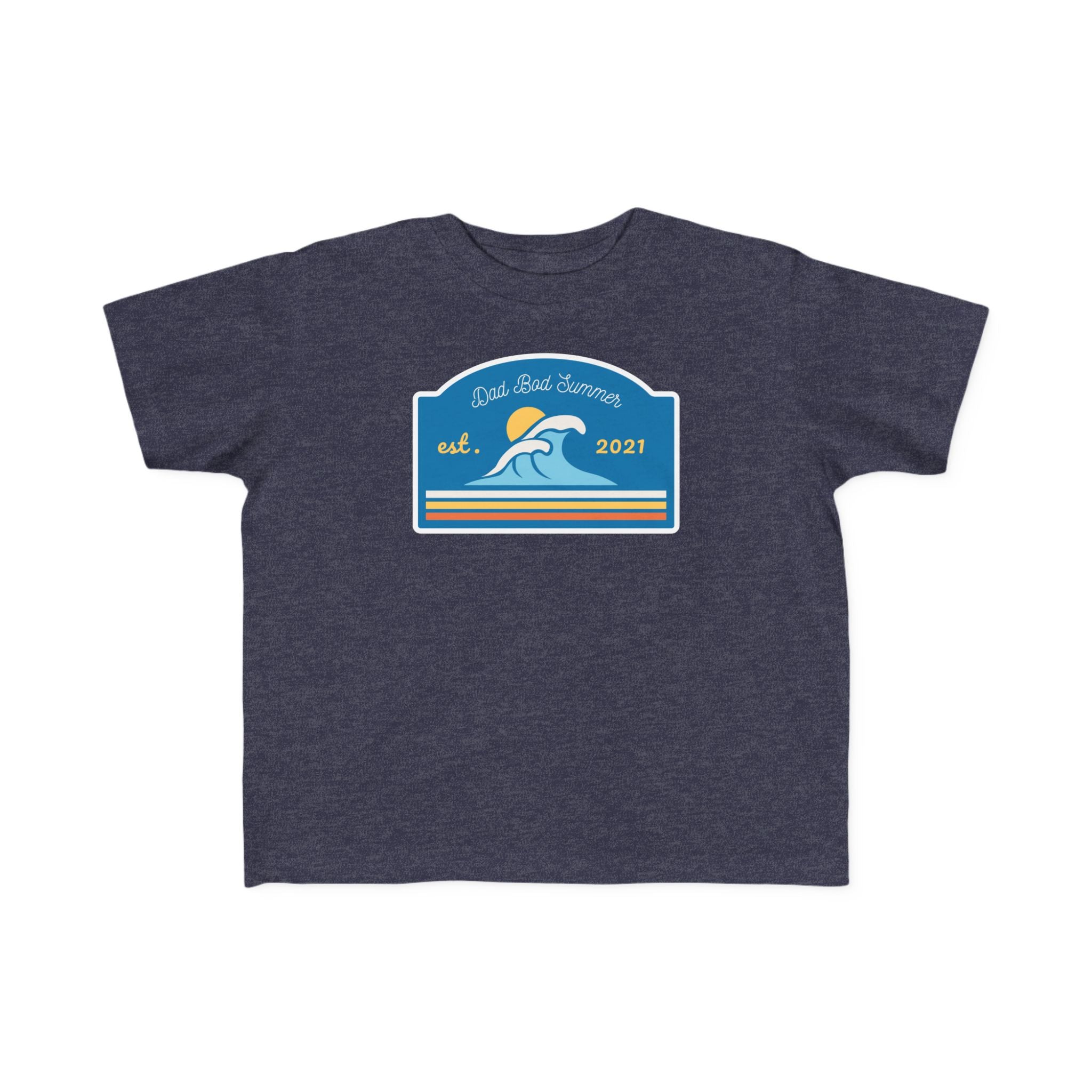 "Dad Bod Summer Ocean Waves" - Toddler Beach Shirts