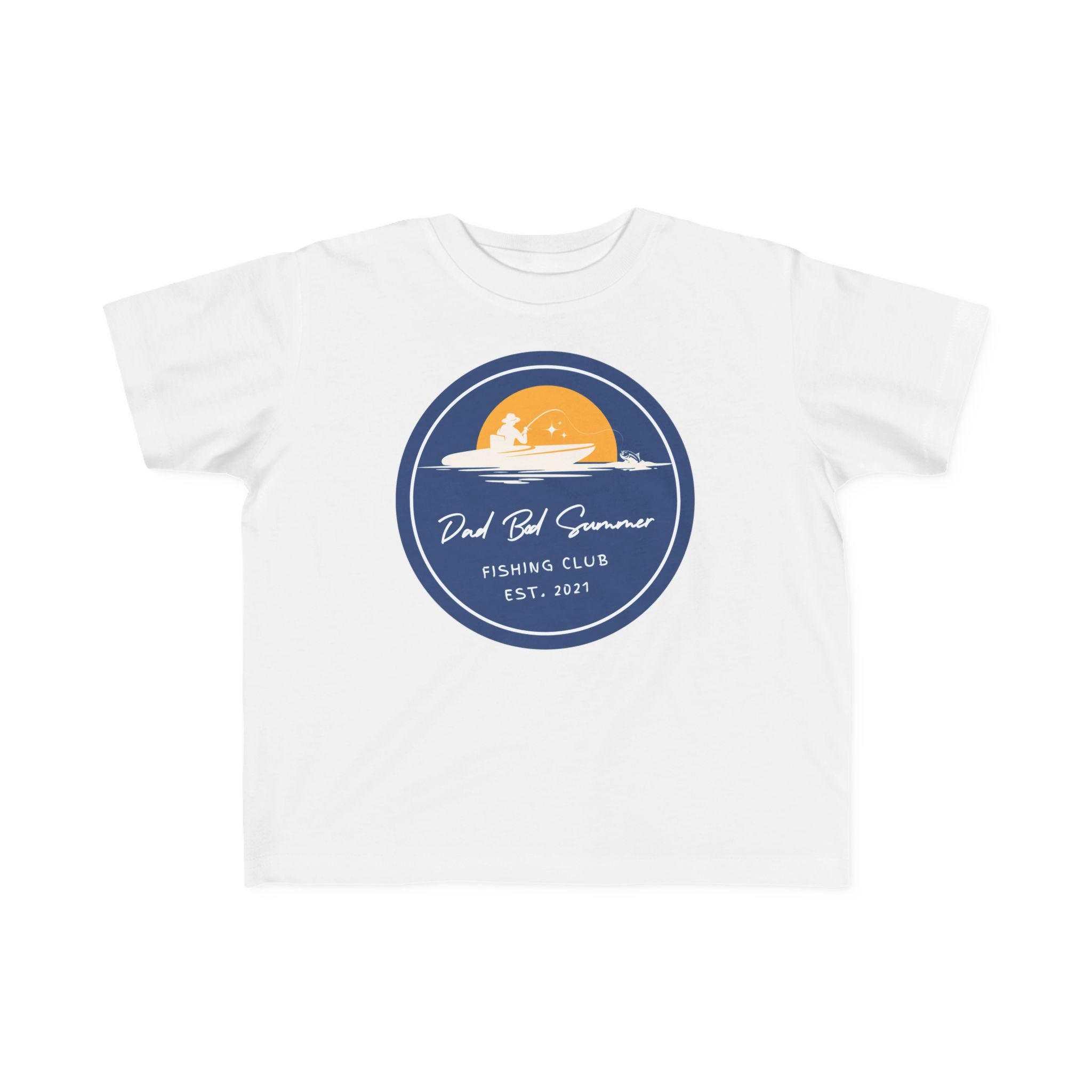 Dad Bod Summer Fishing Club | Toddler Fishing Shirt
