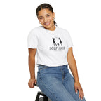 "Girls Who Love To Golf: Golf Hair Don't Care" - Ladies Golf Shirt