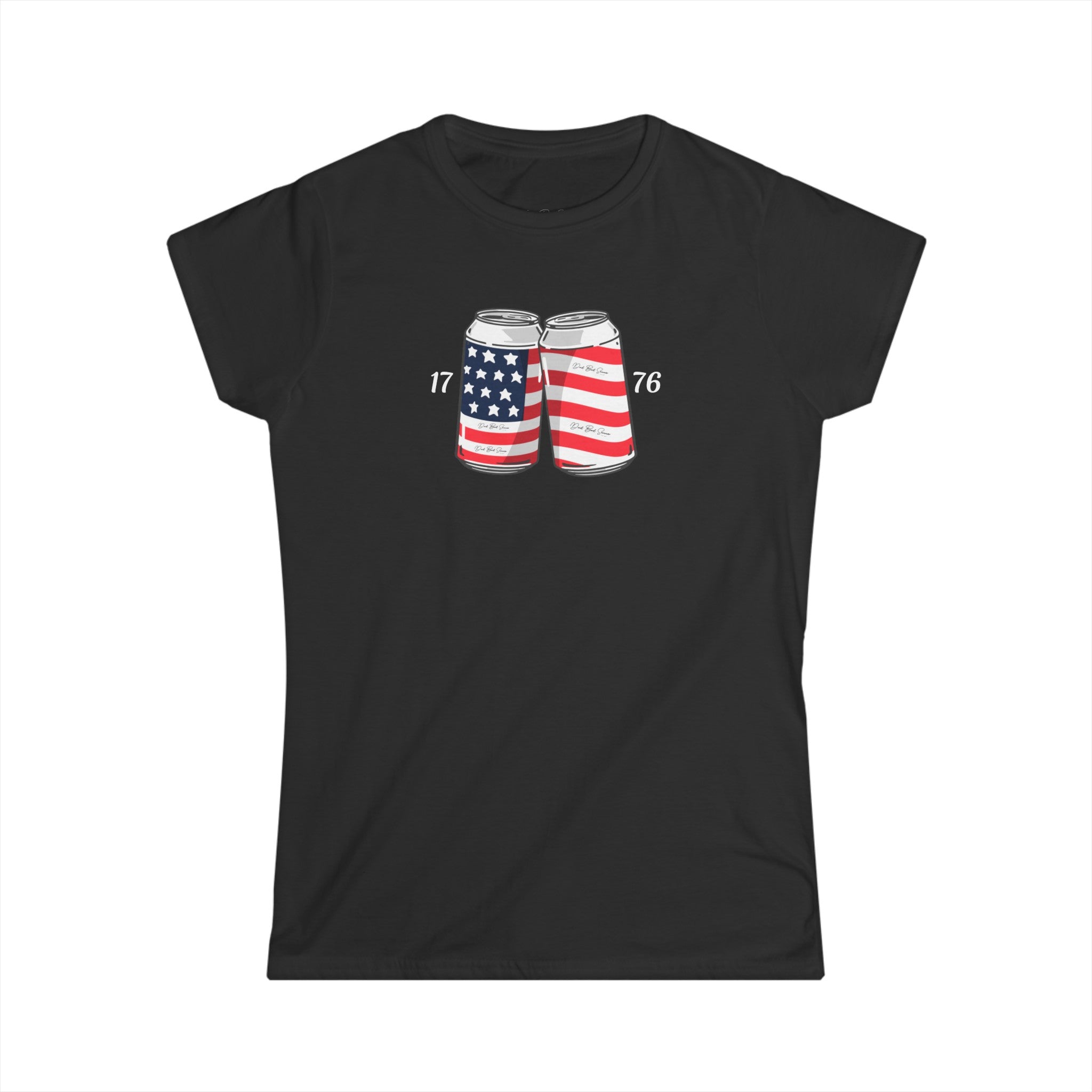 "1776 America Beer Can" Americana Women's Shirt, 1776 Shirts