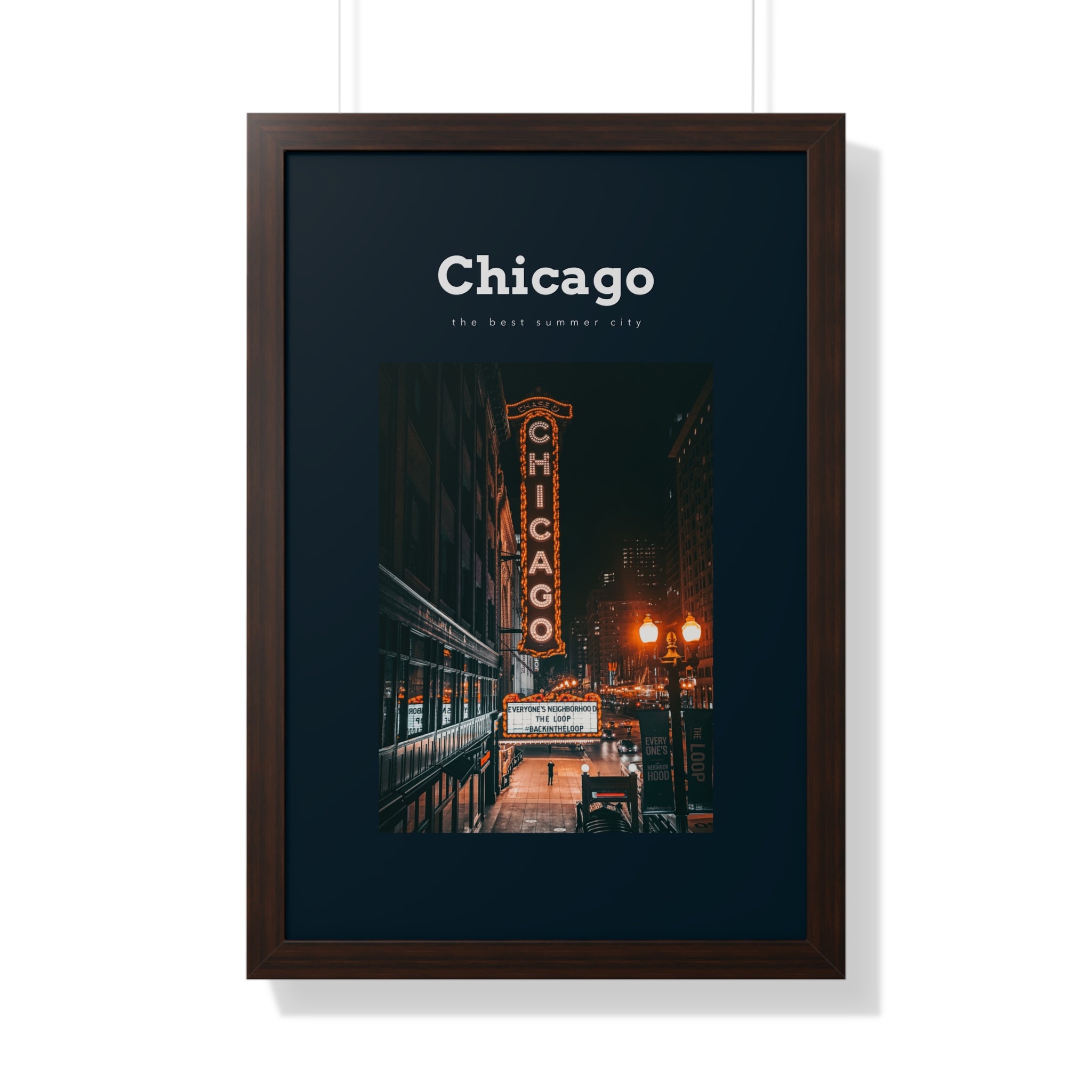 "The Best Summer City" - Chicago Wall Art - Chicago CIty Wall Art