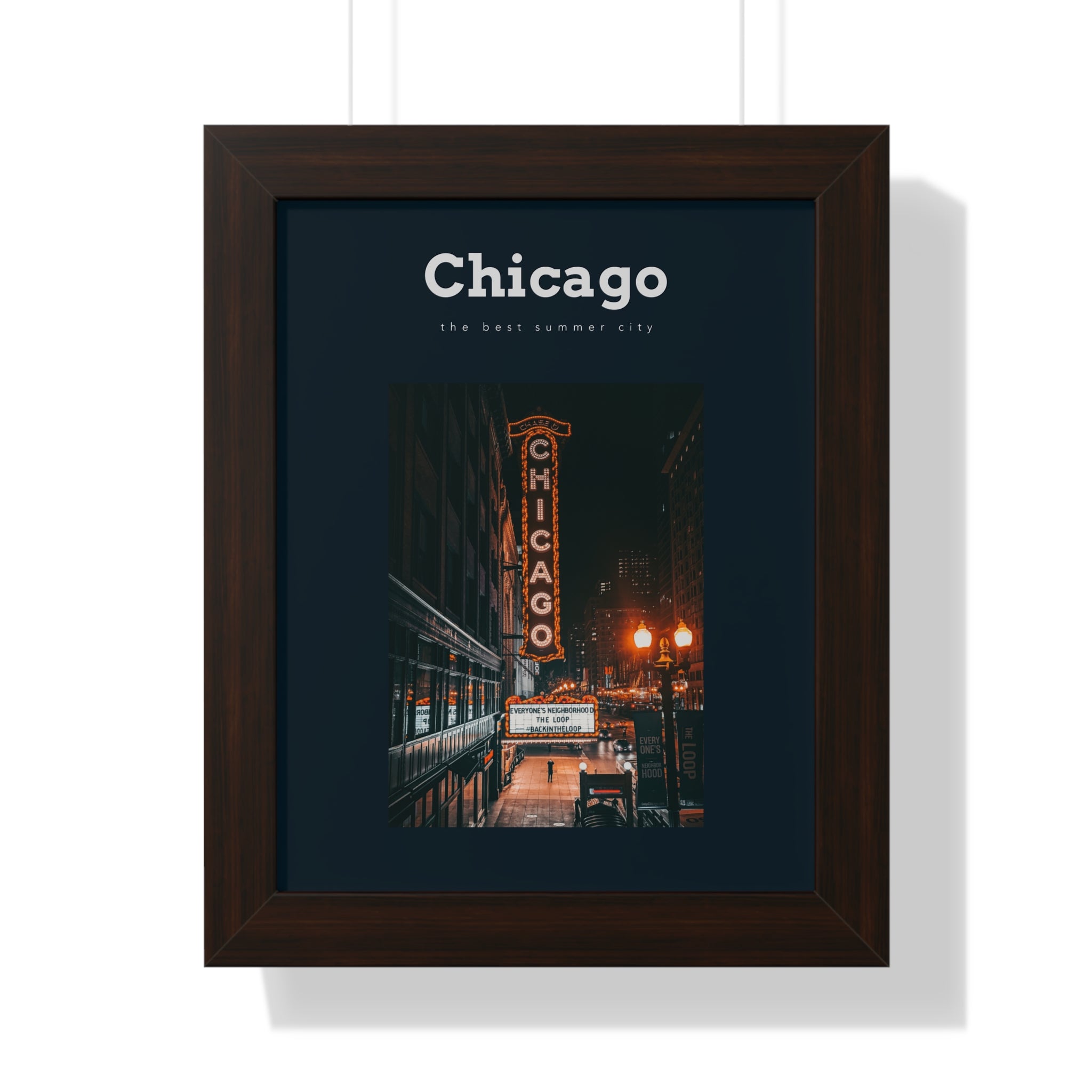 "The Best Summer City" - Chicago Wall Art - Chicago CIty Wall Art