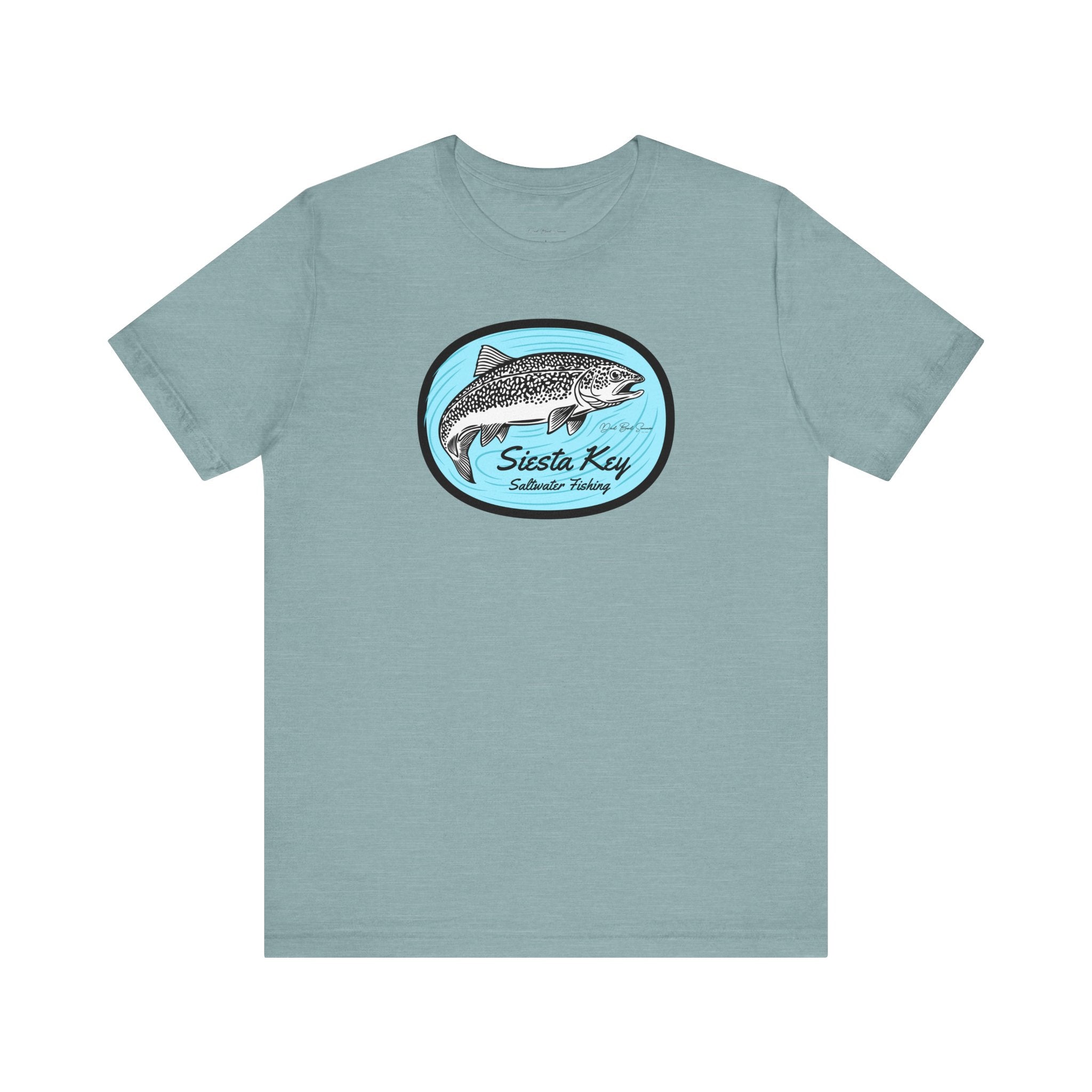 "Siesta Key, Florida Fishing" - Fishing T Shirts