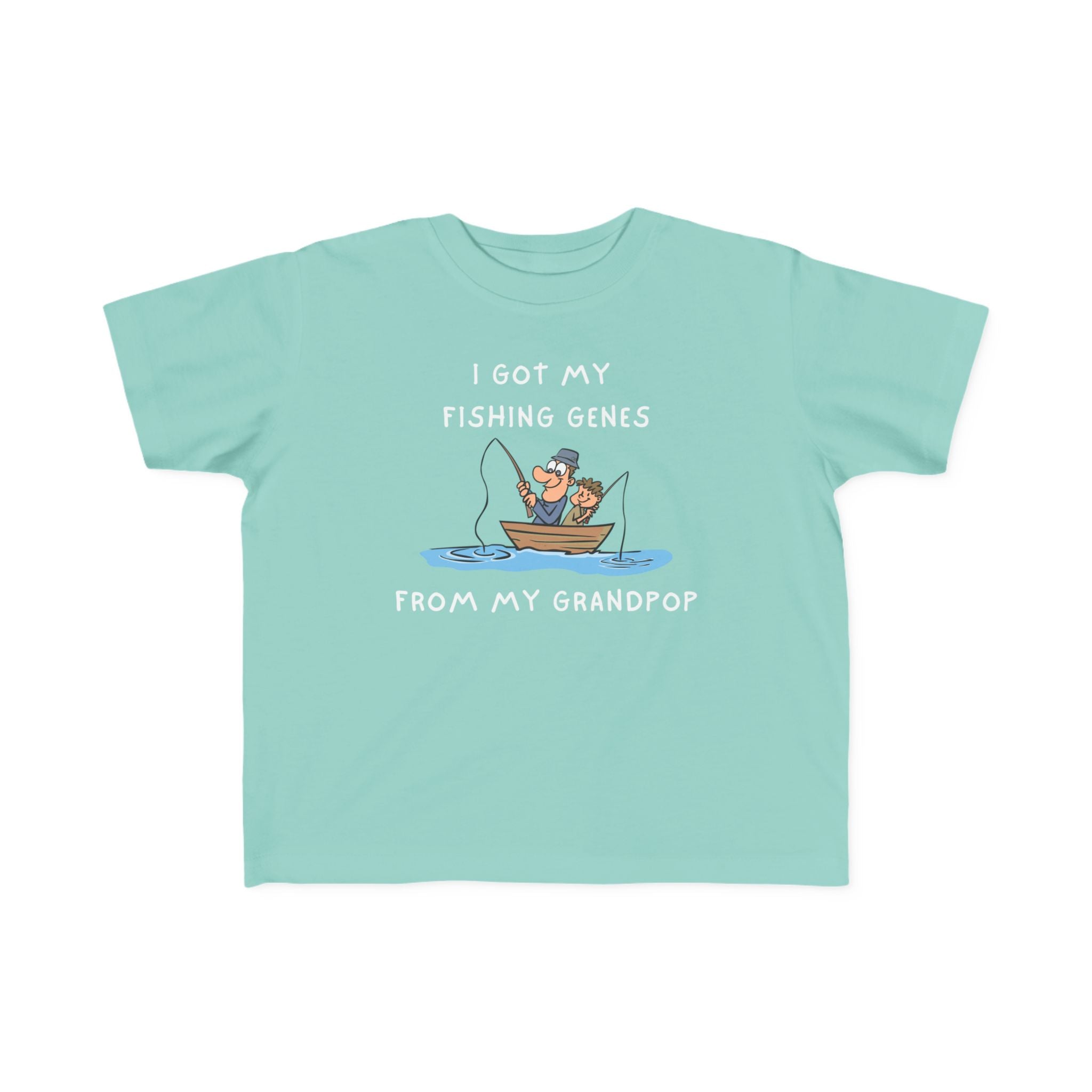 I Got My Fishing Genes From My Grandpop | Toddler Fishing Shirt