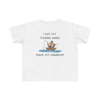 I Got My Fishing Genes From My Grandpop | Toddler Fishing Shirt