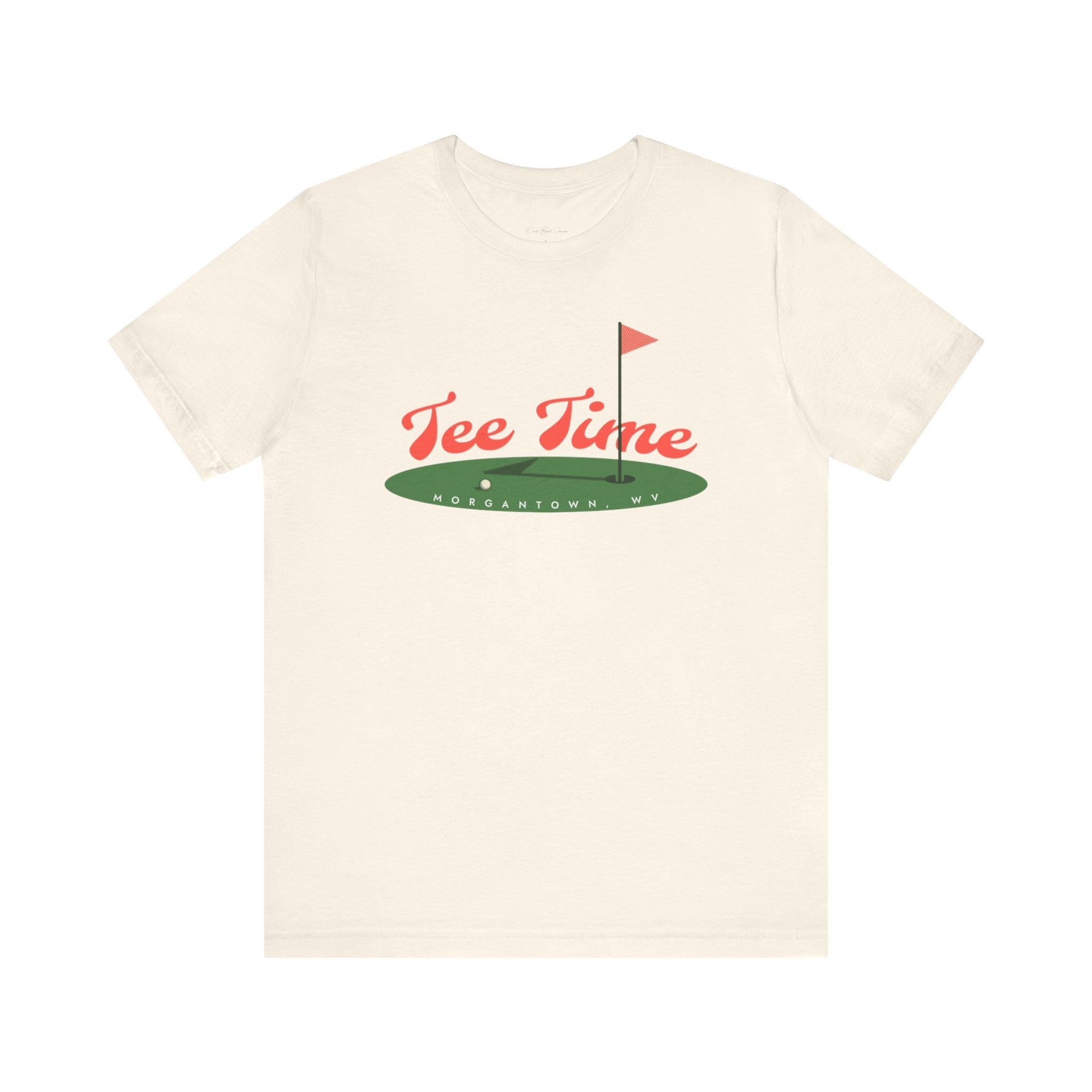 "Morgantown, West Virginia Golf Tee Time" - Golf T Shirts