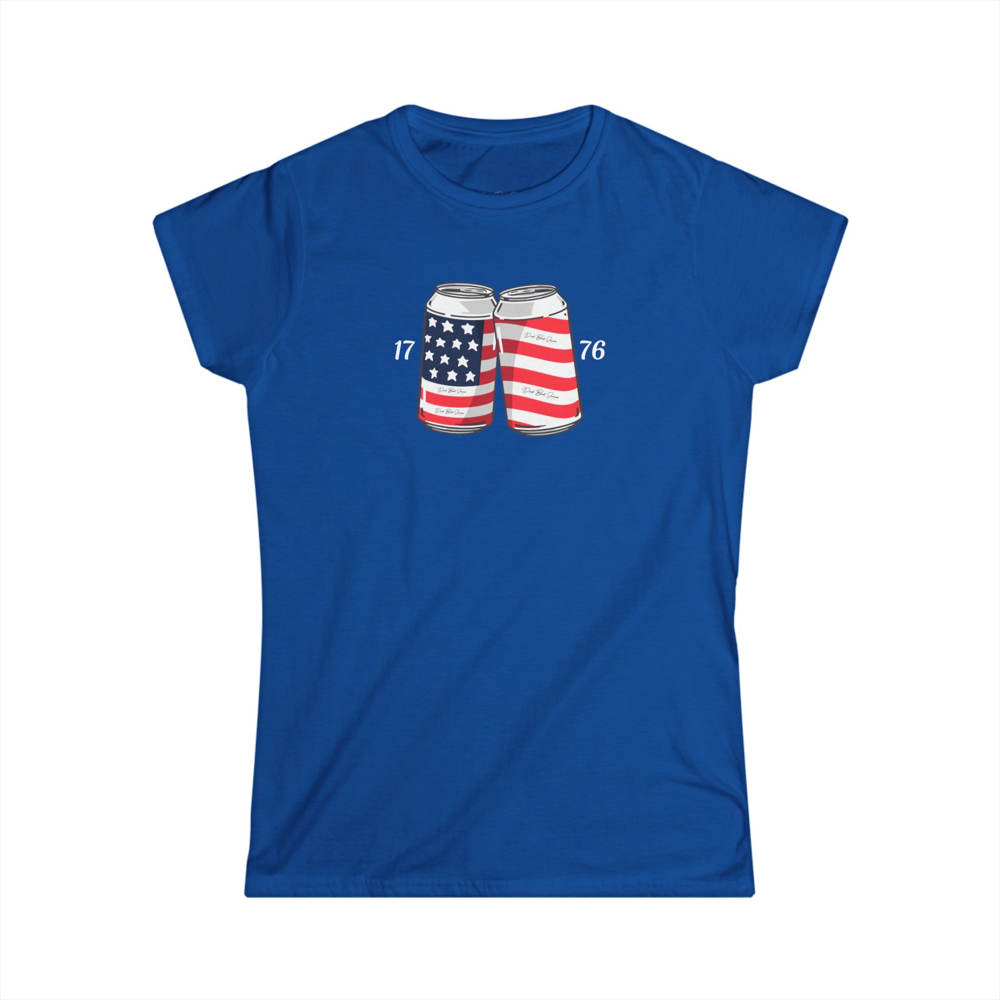 "1776 America Beer Can" Americana Women's Shirt, 1776 Shirts