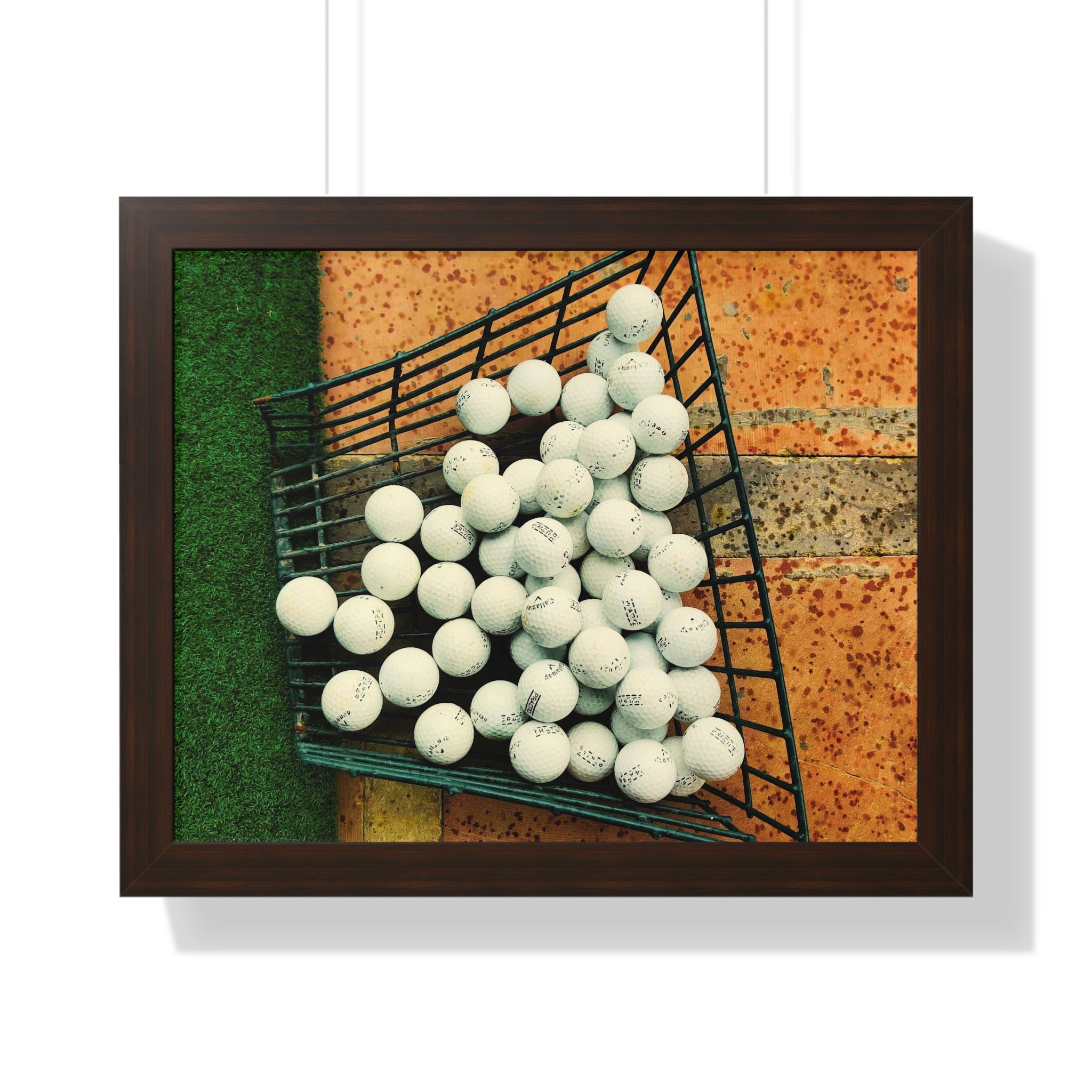 "Driving Range Balls" - Golf Wall Art
