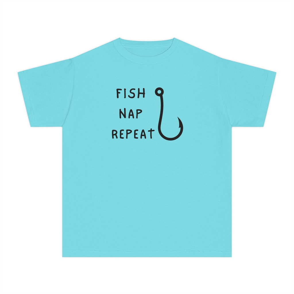 Fish Nap Repeat | Kids Fishing Shirt