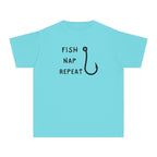 Fish Nap Repeat | Kids Fishing Shirt
