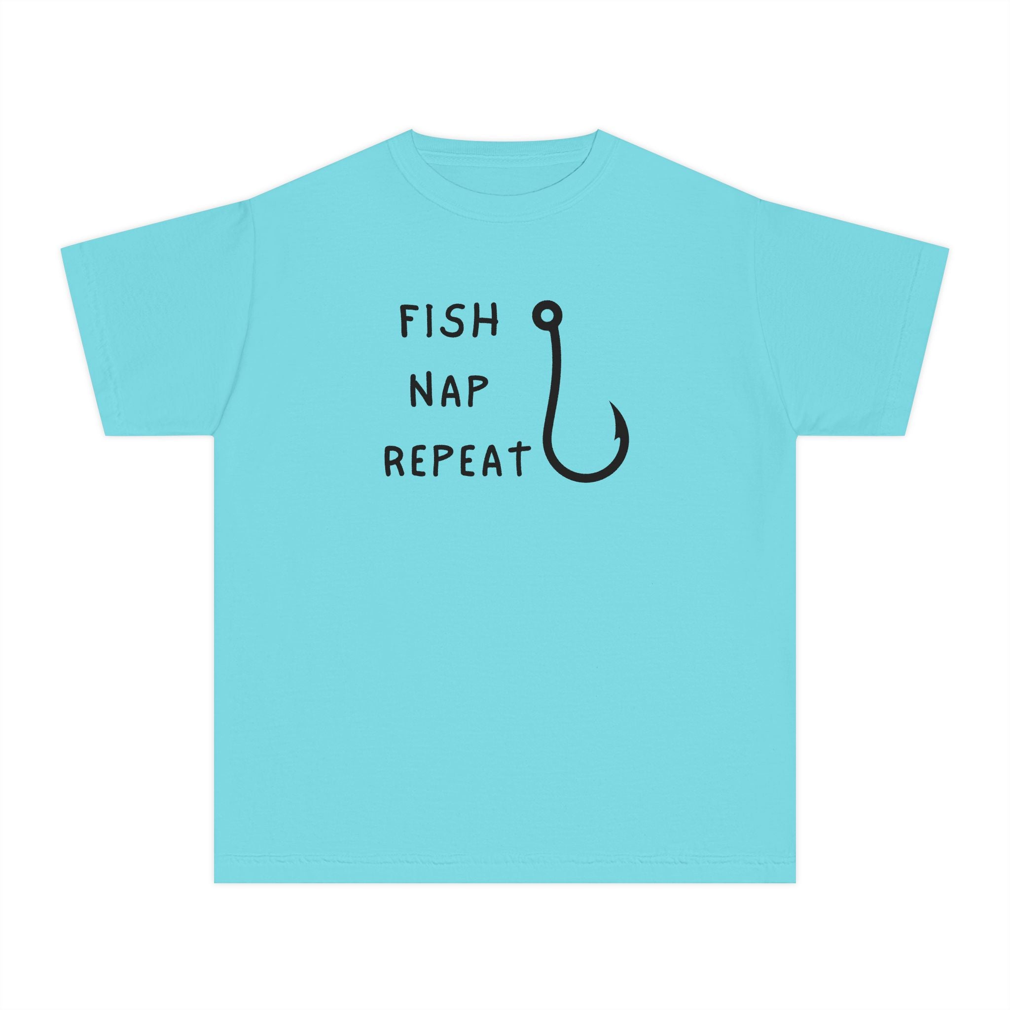Fish Nap Repeat | Kids Fishing Shirt
