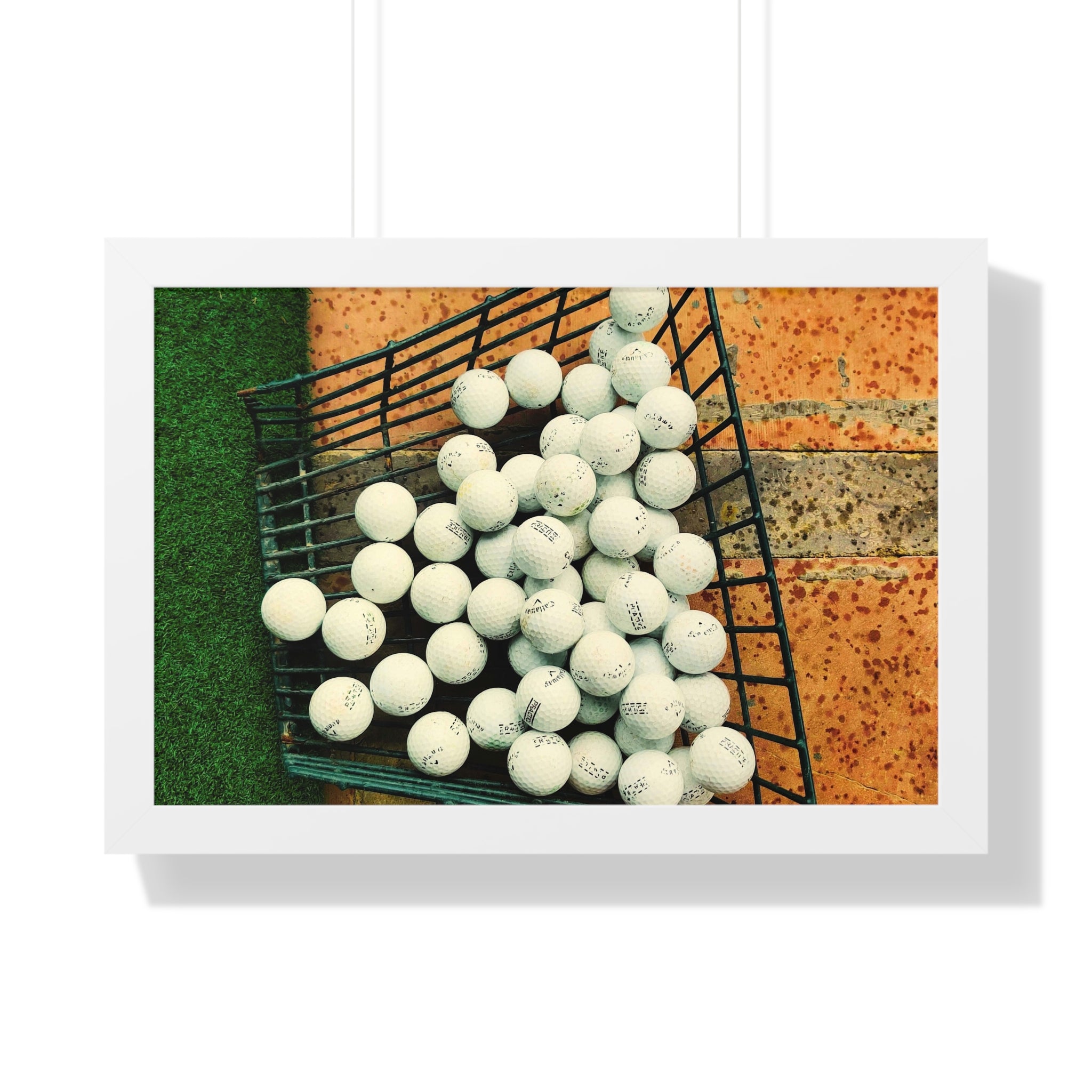 "Driving Range Balls" - Golf Wall Art