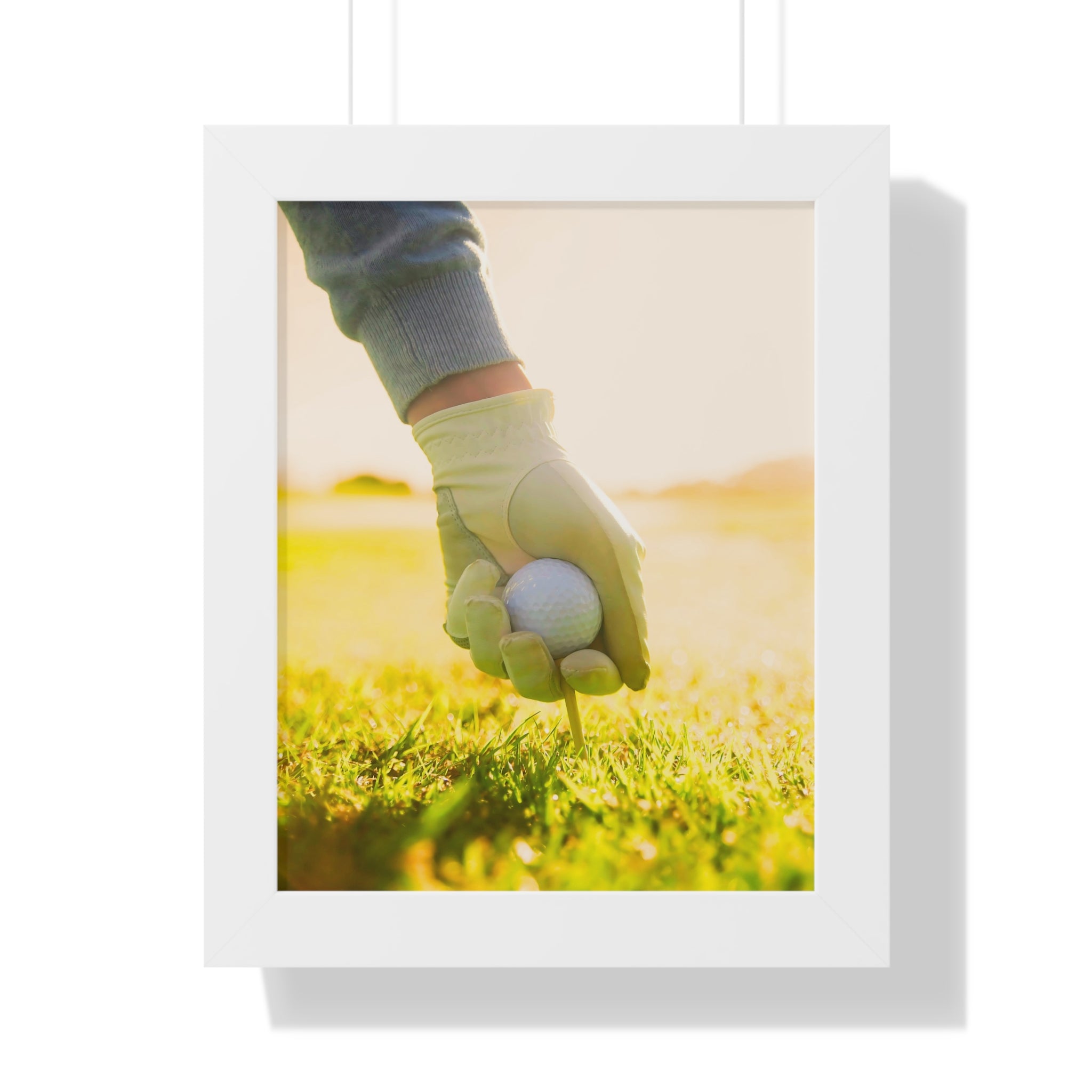 "First Shot Of The Day" - Golf Wall Art