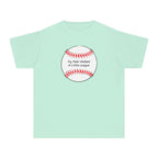 "My Mom Peaked in Little League" - Kids Baseball Shirts