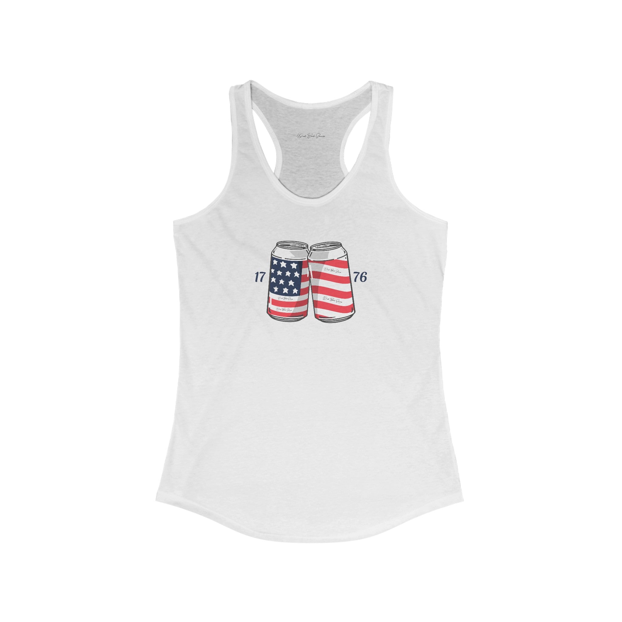 "1776 USA Women's Slim Fit Tank Top" - Ladies Tank Top