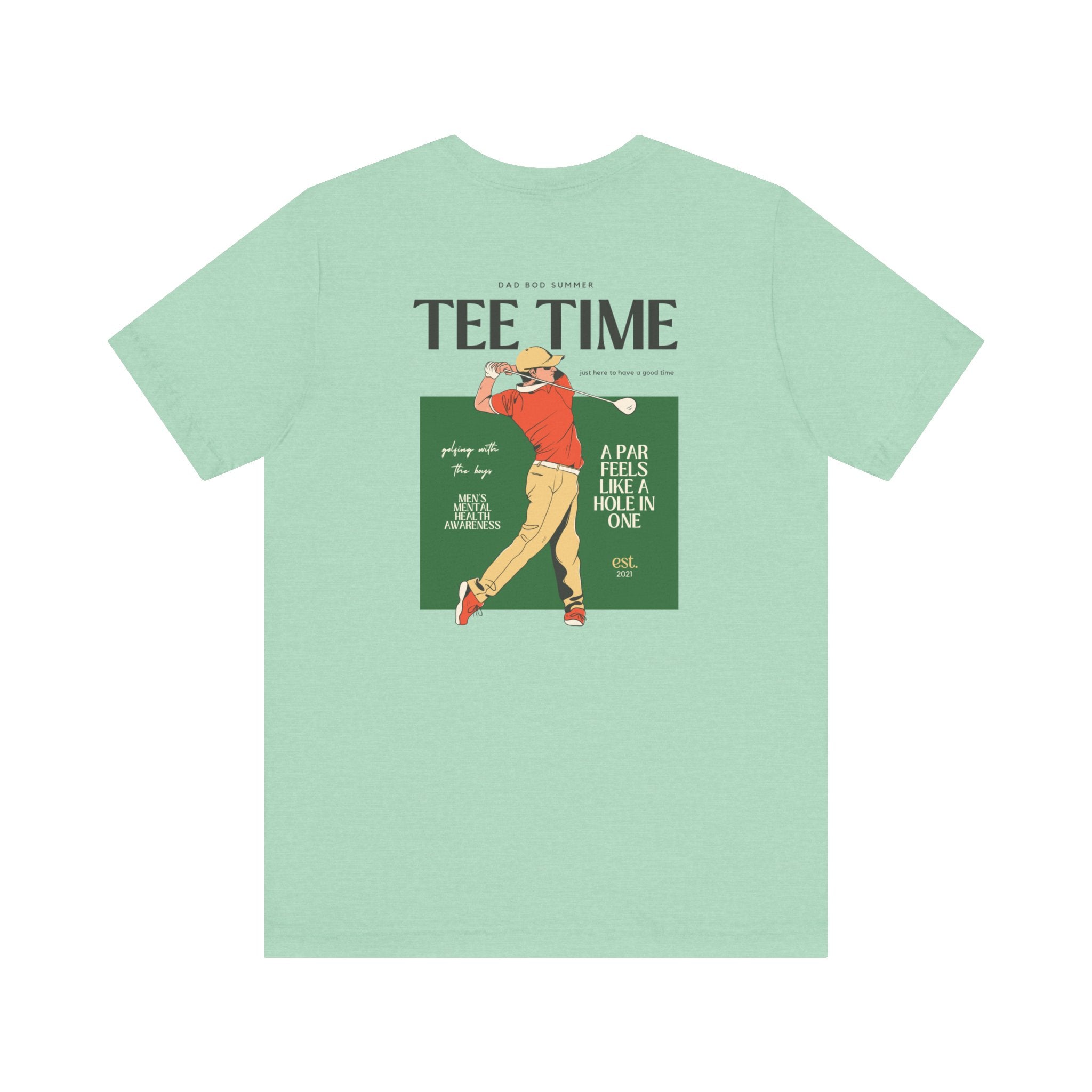 Dad Bod Summer, 1990's Tee Time Shirt | Golf T Shirt