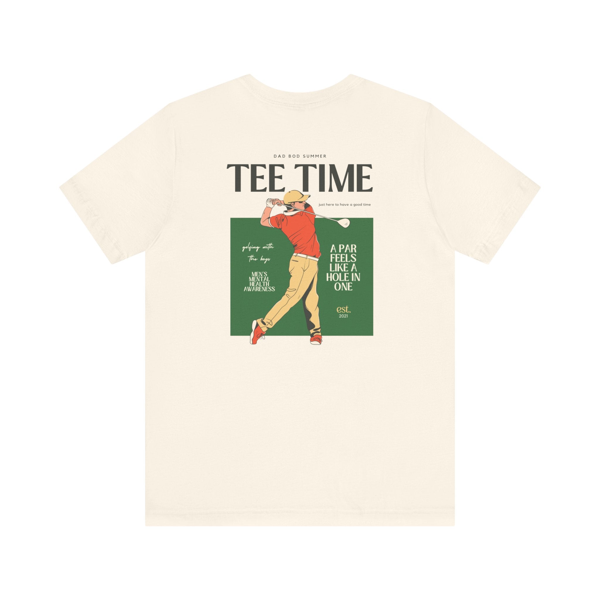 Dad Bod Summer, 1990's Tee Time Shirt | Golf T Shirt