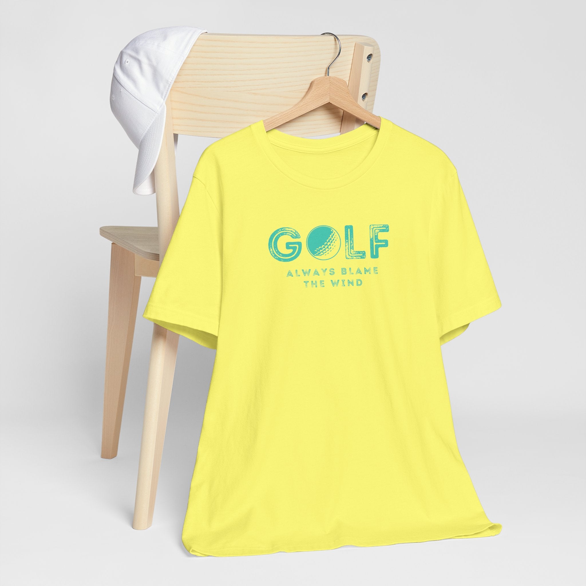 Always Blame The Wind | Golf T Shirt
